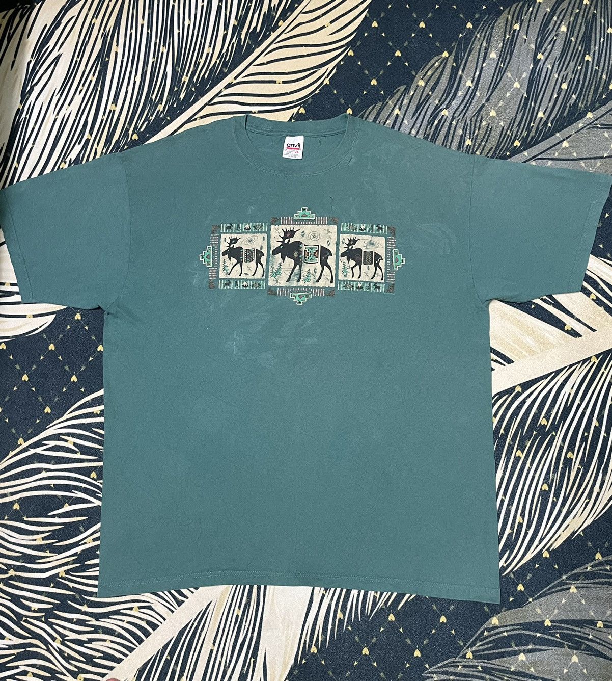 Anvil × Vintage Vintage Deer 1998 RAA Size US XXL / EU 58 / 5 - 1 Thumbnail