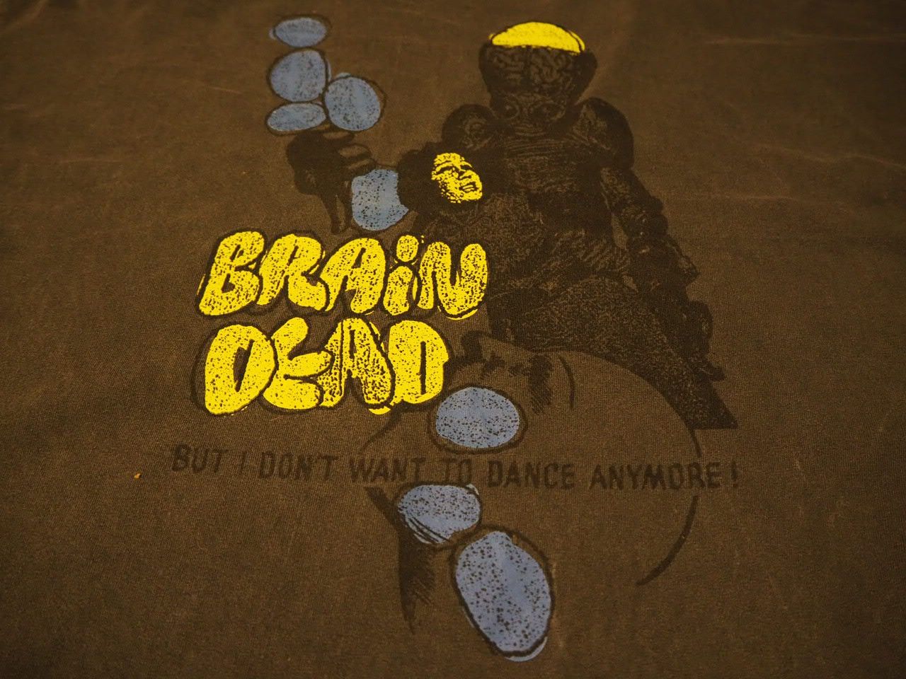 Brain Dead INVASION T-SHIRT - WASHED BLACK Size US XL / EU 56 / 4 - 8 Thumbnail