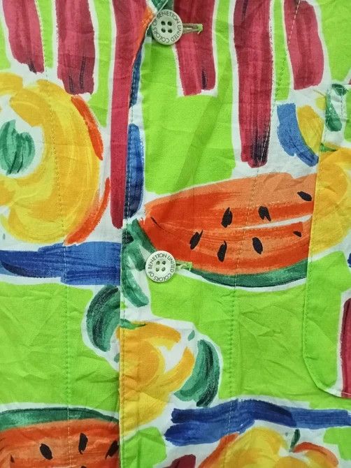United Colors Of Benetton United colors of Benetton Fruit Art Shirt Size US L / EU 52-54 / 3 - 4 Thumbnail