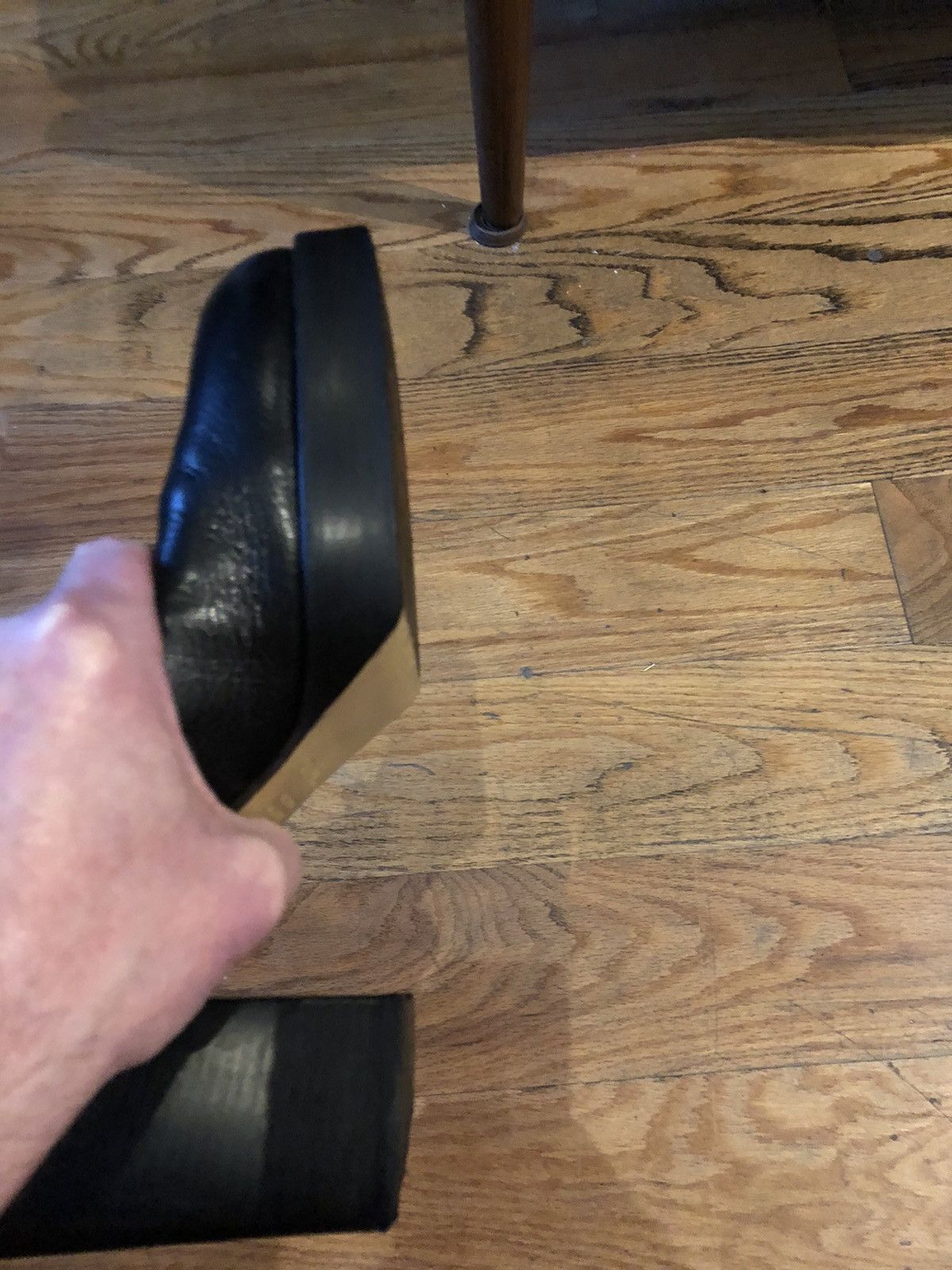 Rick Owens Destroy leather heels boots Size US 9 / EU 42 - 22 Thumbnail