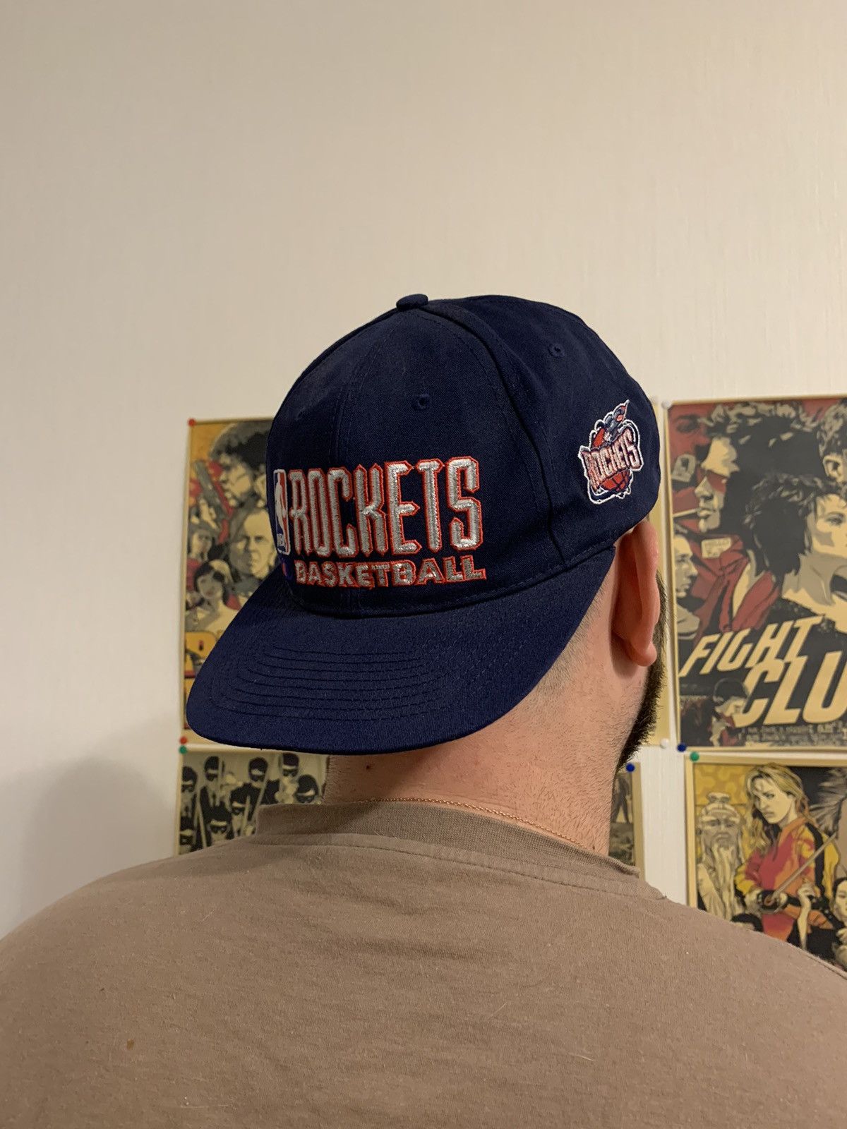 VTG 90's Houston Rockets NBA vintage hat by Champion USA