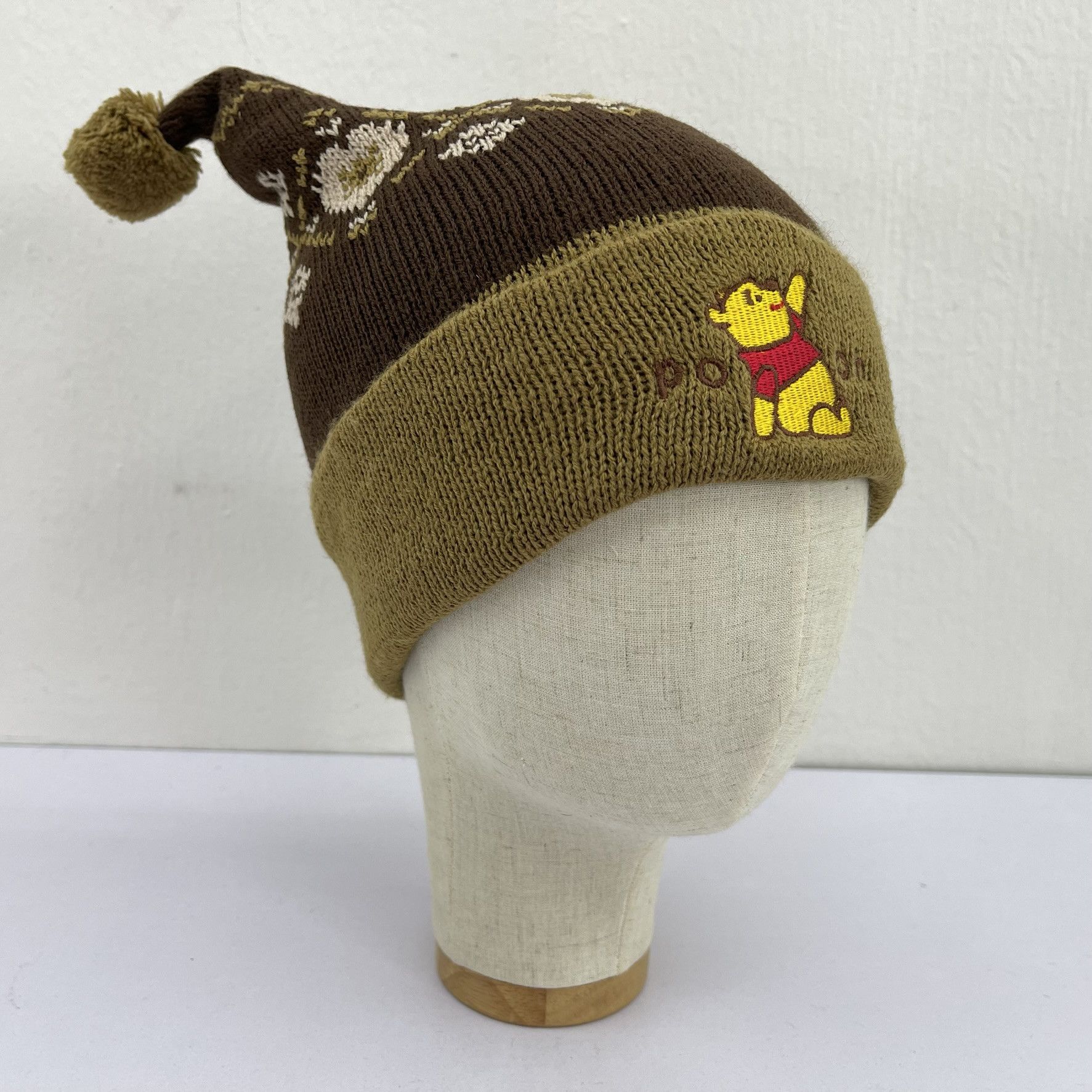 Disney × Vintage Pooh Bunny Horn Beanie Hats-BH4052 Size ONE SIZE - 3 Thumbnail