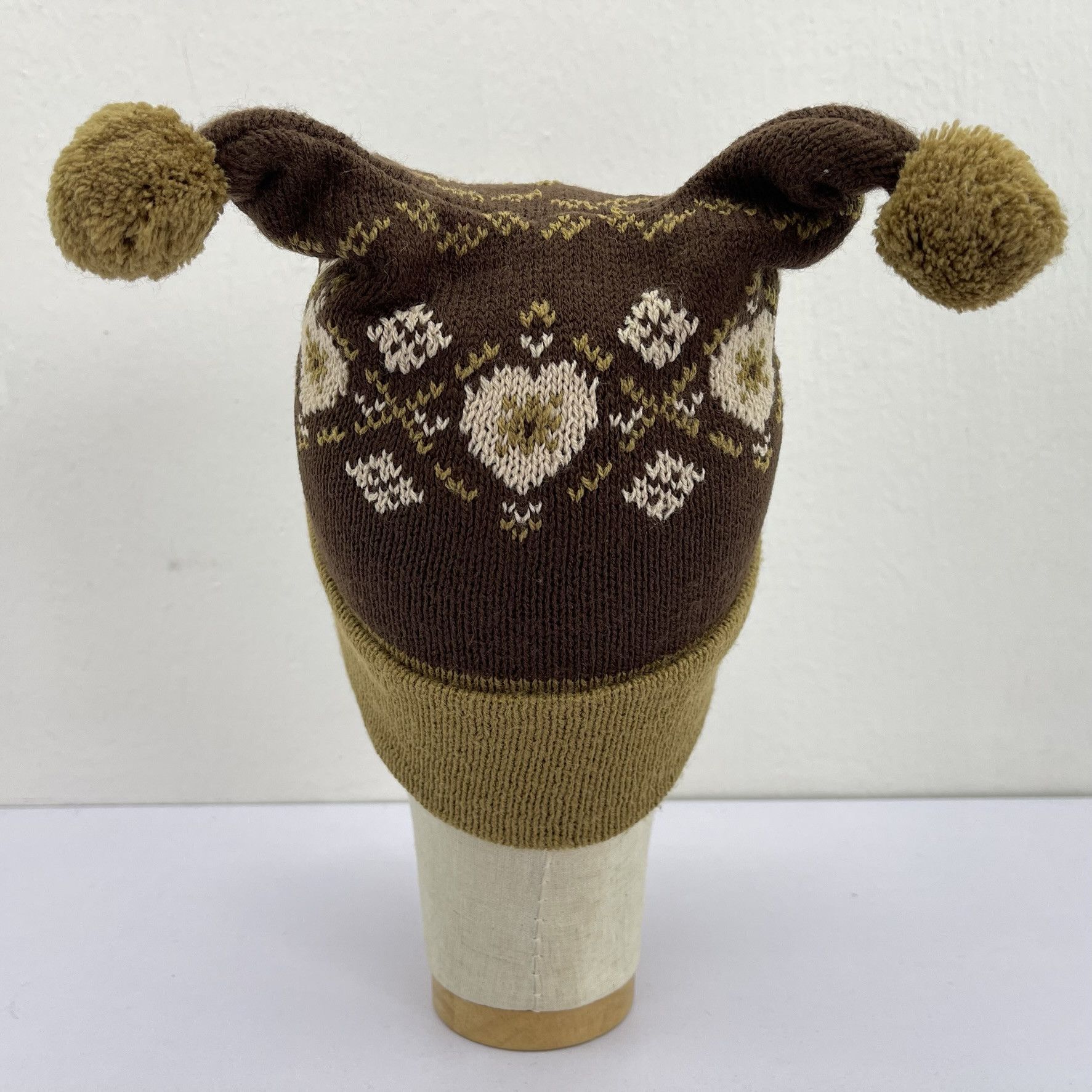 Disney × Vintage Pooh Bunny Horn Beanie Hats-BH4052 Size ONE SIZE - 4 Thumbnail