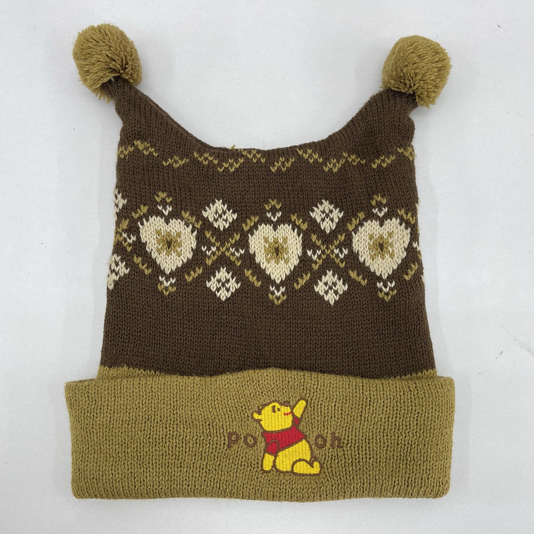 Disney × Vintage Pooh Bunny Horn Beanie Hats-BH4052 Size ONE SIZE - 5 Thumbnail