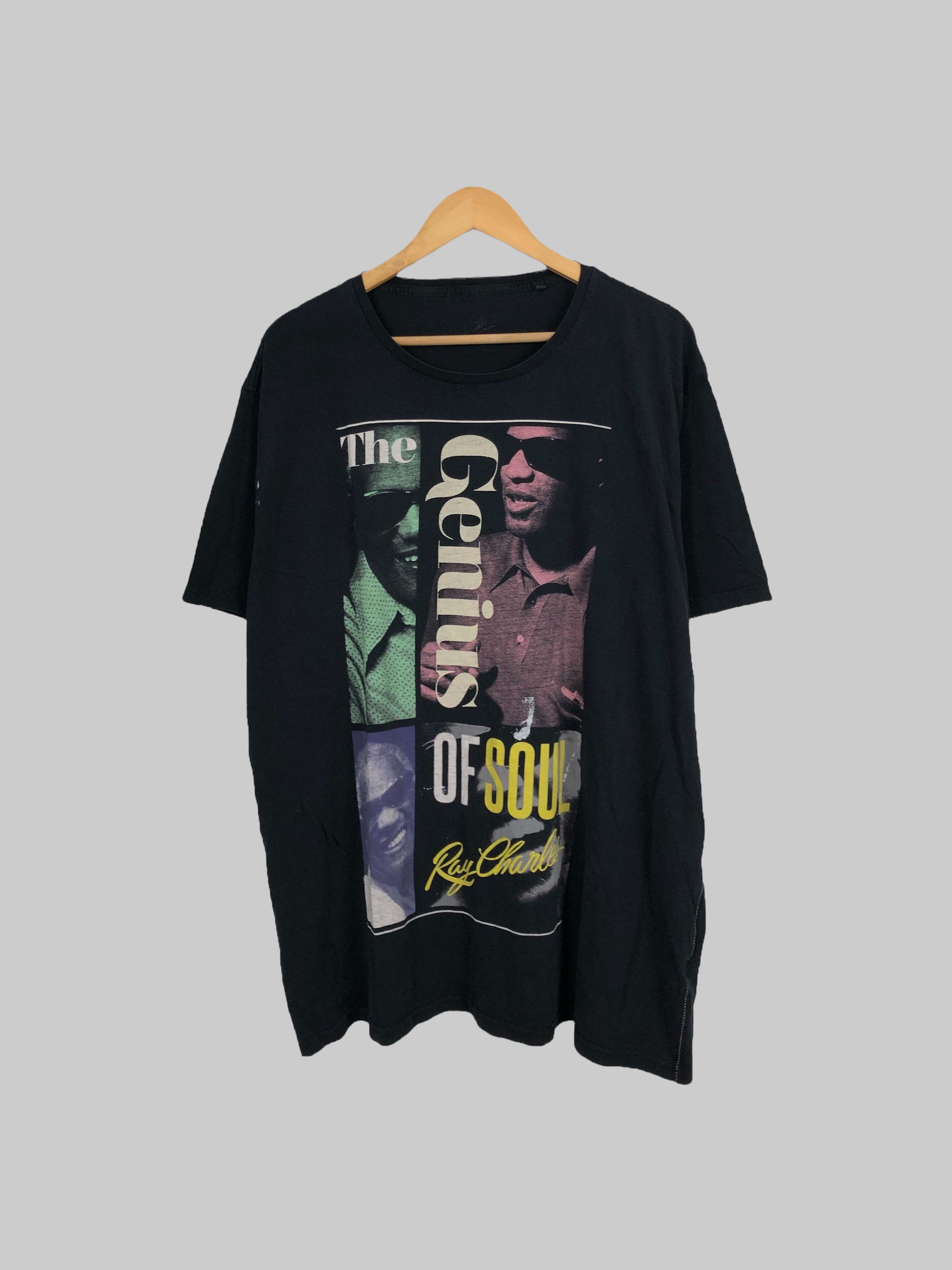 Band Tees Ray Charles t-shirt (B. B. King Elvis Presley Chuck Berry) Size US XXL / EU 58 / 5 - 1 Thumbnail