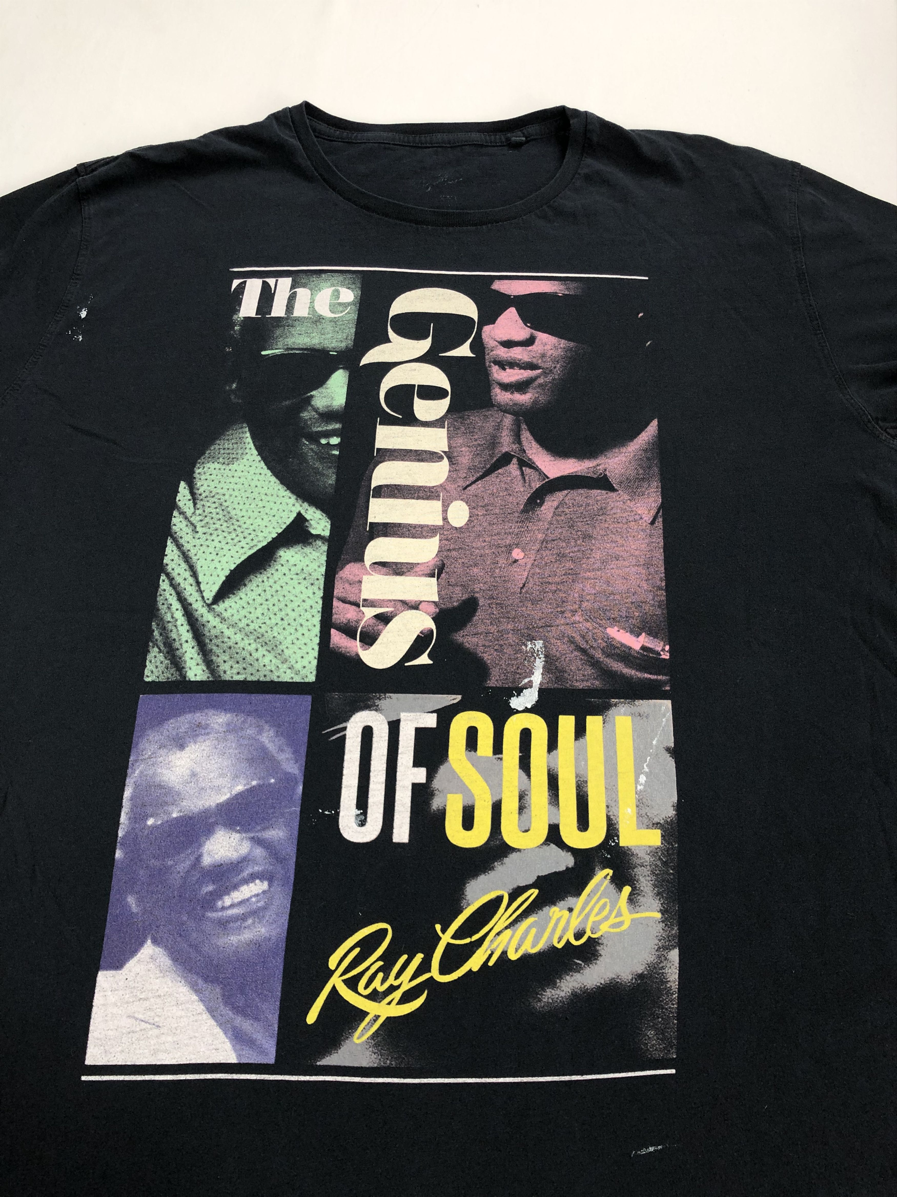Band Tees Ray Charles t-shirt (B. B. King Elvis Presley Chuck Berry) Size US XXL / EU 58 / 5 - 2 Thumbnail