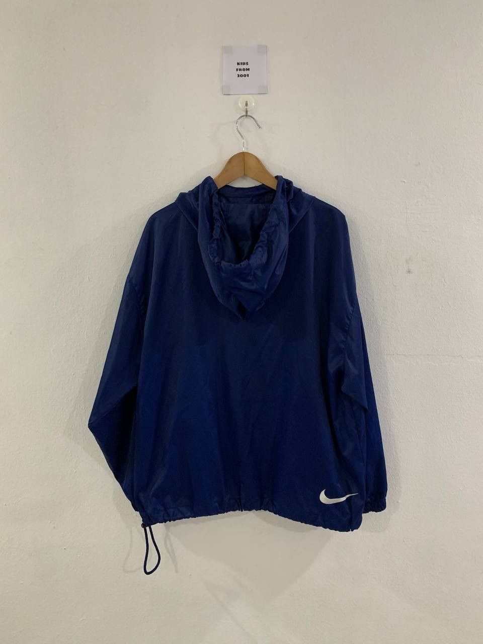 Nike Vintage 2000s Nike Center Swoosh Windbreaker Size US M / EU 48-50 / 2 - 2 Thumbnail