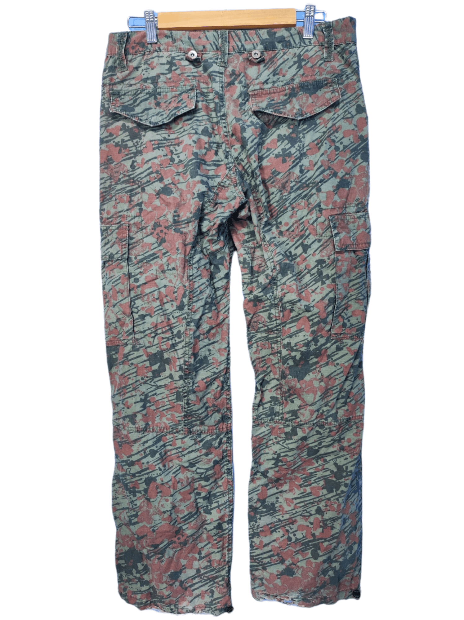 Designer × PPFM PPFM Tactical Cargo Pants Digital Camouflage Size US 34 / EU 50 - 2 Thumbnail