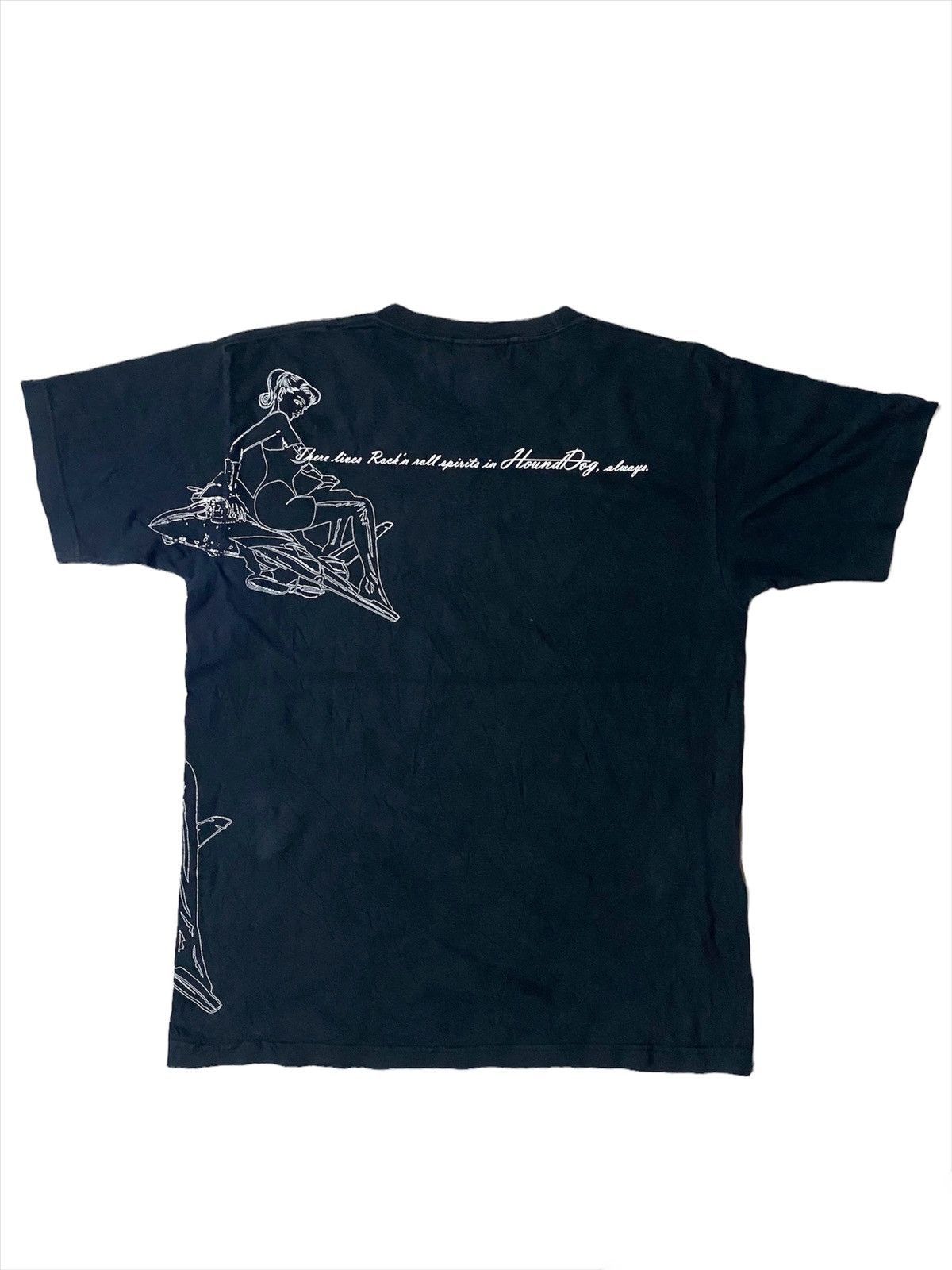 Band Tees Vintage Phantomline Hound Dog Rock Japan Shirt Size US L / EU 52-54 / 3 - 2 Thumbnail