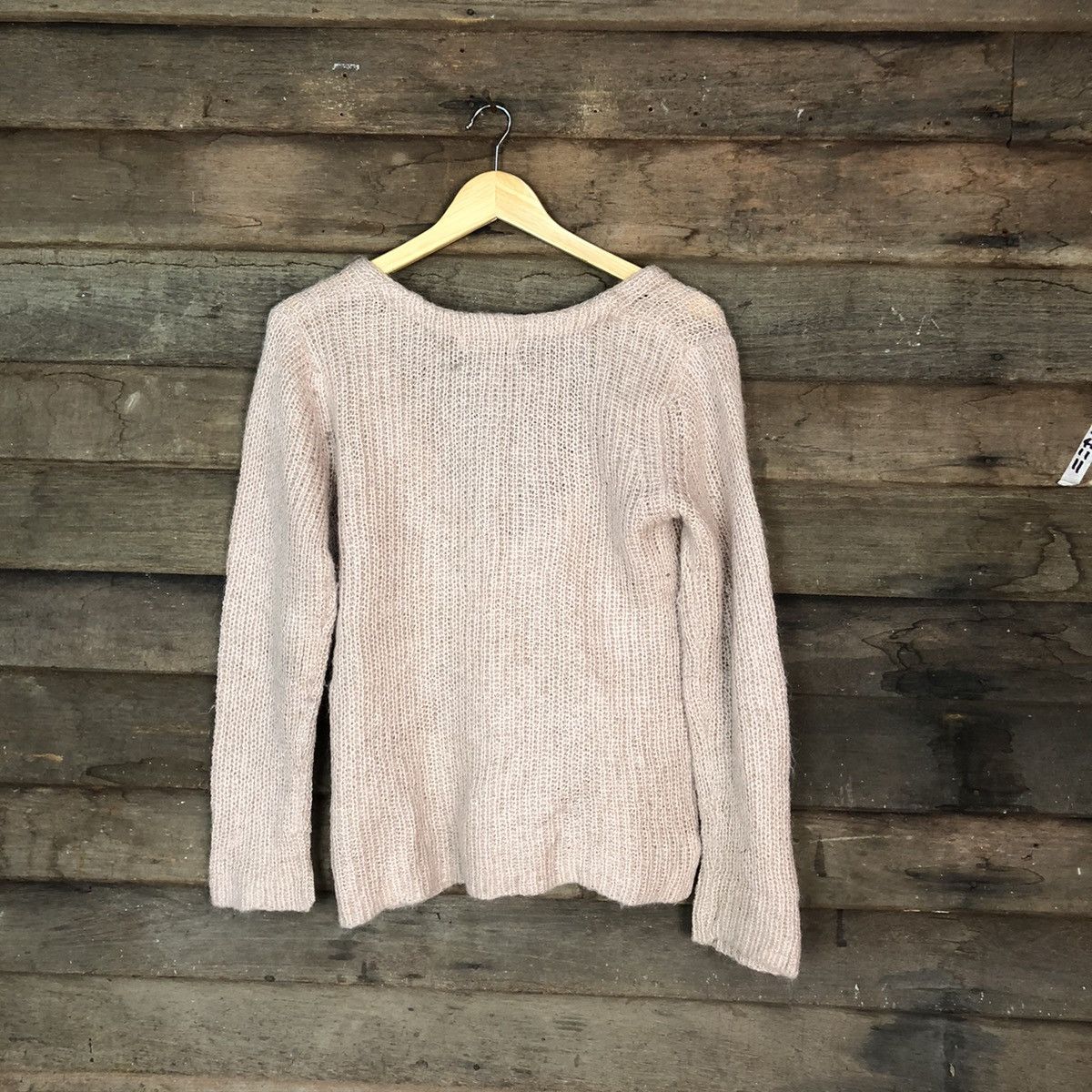 Homespun Knitwear × Japanese Brand × LOWRYS FARM Lowrys Farm Pink japan Knitwear #6830 Size US M / EU 48-50 / 2 - 9 Thumbnail