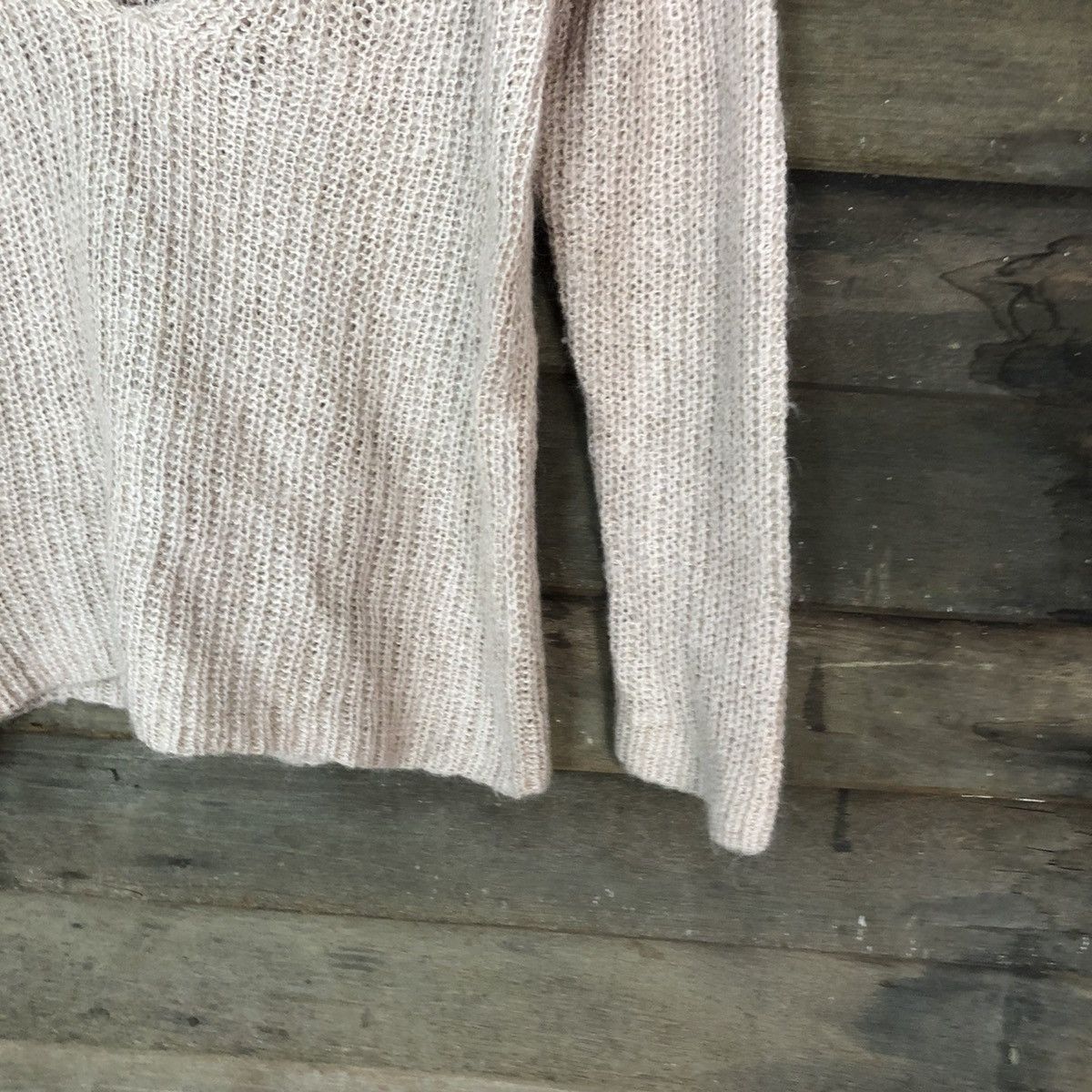 Homespun Knitwear × Japanese Brand × LOWRYS FARM Lowrys Farm Pink japan Knitwear #6830 Size US M / EU 48-50 / 2 - 5 Thumbnail