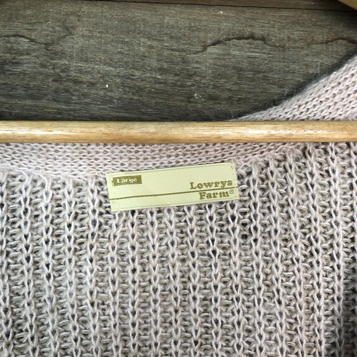 Homespun Knitwear × Japanese Brand × LOWRYS FARM Lowrys Farm Pink japan Knitwear #6830 Size US M / EU 48-50 / 2 - 7 Thumbnail