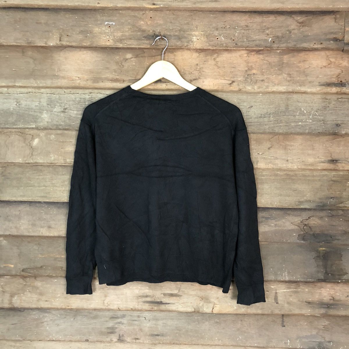 Japanese Brand × Peanuts × Uniqlo Uniqlo x Peanuts Black Knitwear sweatshirt #6817 Size US S / EU 44-46 / 1 - 9 Thumbnail