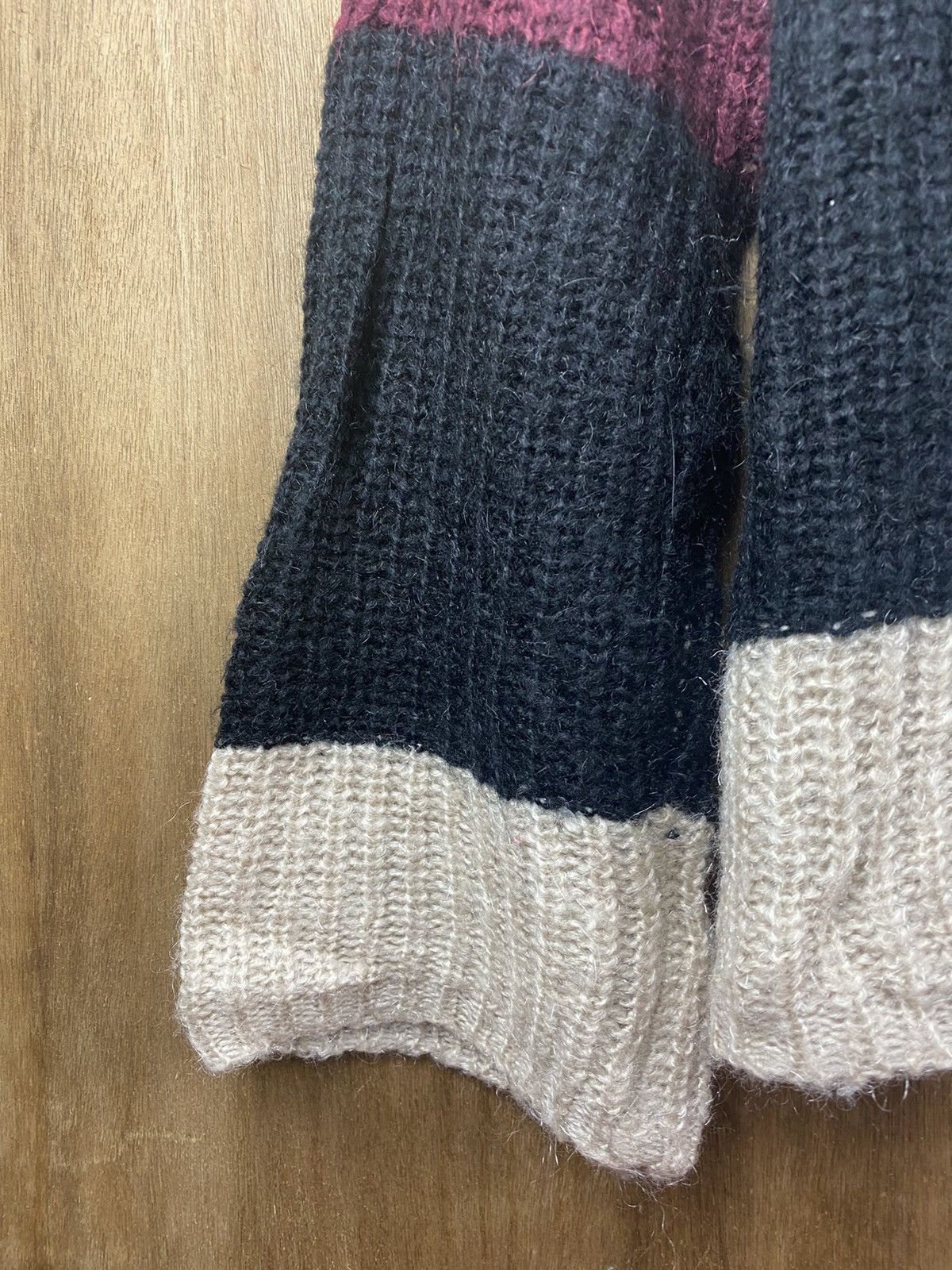 Homespun Knitwear × Japanese Brand × OVER THE STRiPES Cecil McBee stripe japan Kniwear #Z016 Size US L / EU 52-54 / 3 - 9 Thumbnail