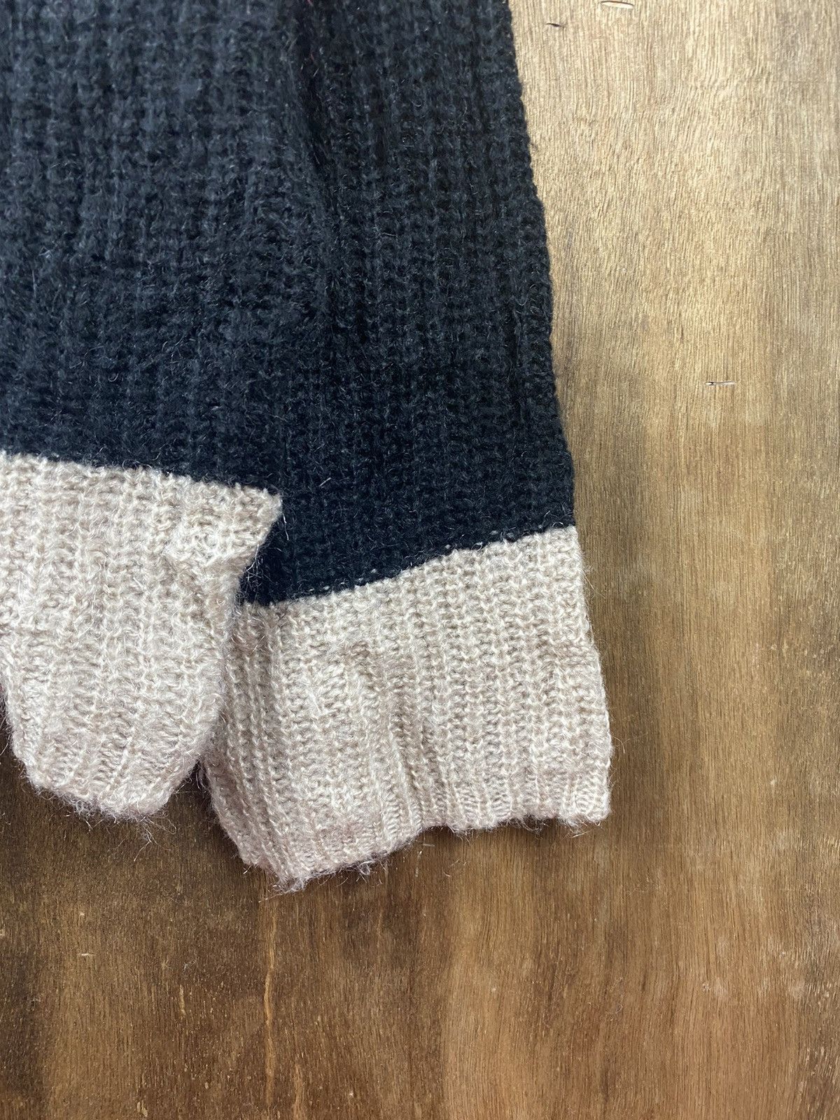 Homespun Knitwear × Japanese Brand × OVER THE STRiPES Cecil McBee stripe japan Kniwear #Z016 Size US L / EU 52-54 / 3 - 7 Thumbnail