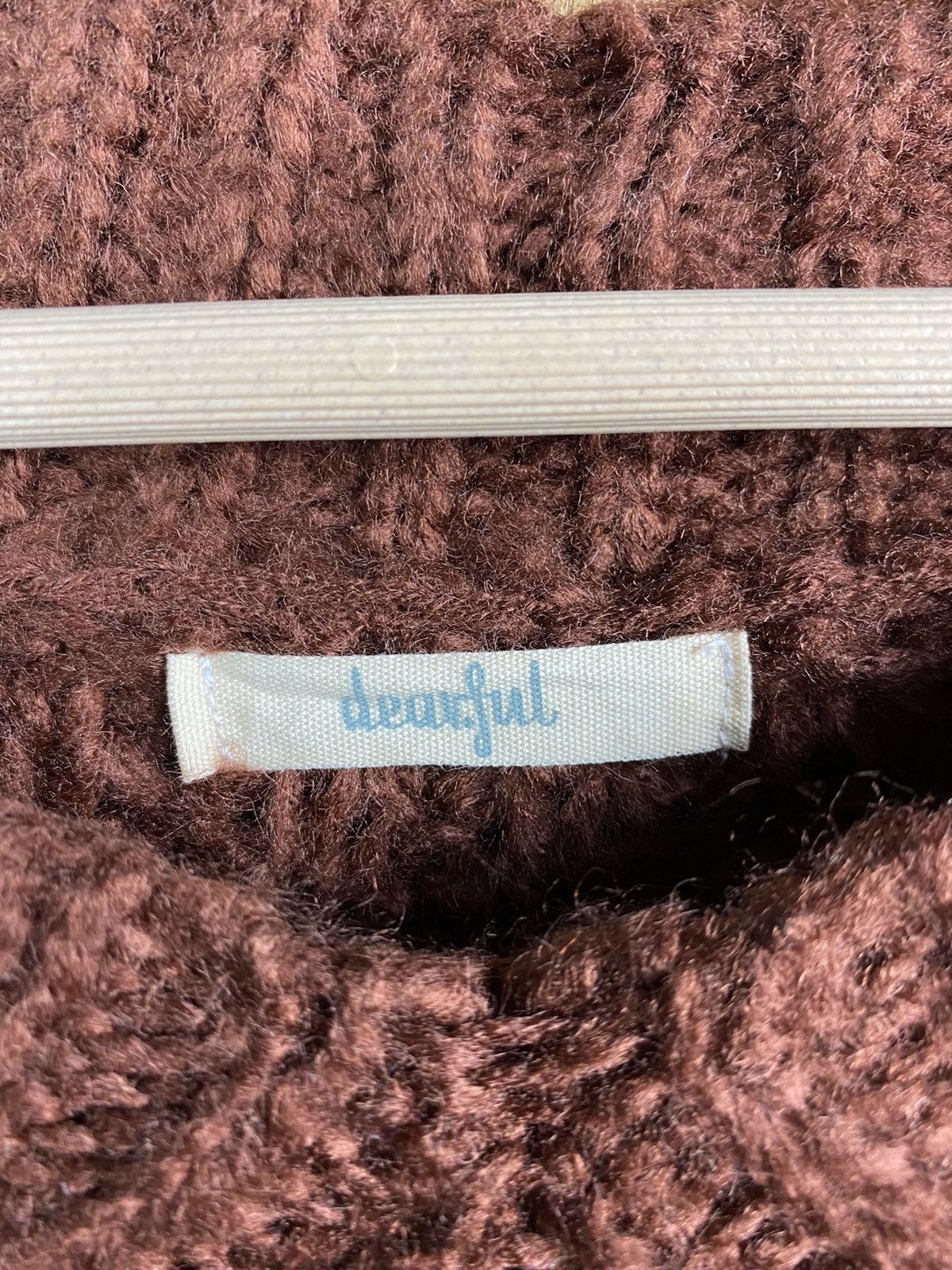 Homespun Knitwear × Japanese Brand Dearful Knitwear mohair shag shaggy japan #Z003 Size US M / EU 48-50 / 2 - 4 Thumbnail