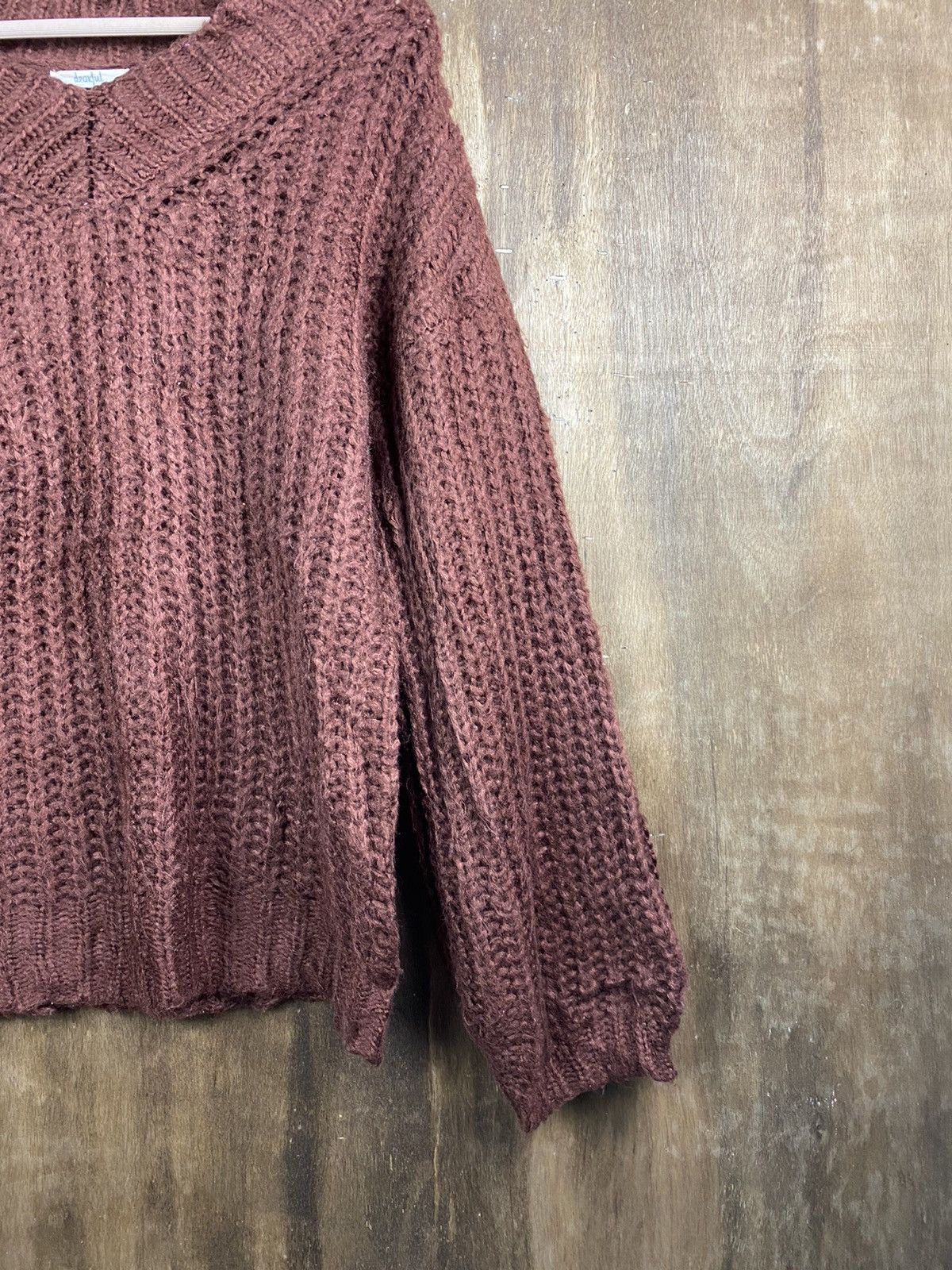 Homespun Knitwear × Japanese Brand Dearful Knitwear mohair shag shaggy japan #Z003 Size US M / EU 48-50 / 2 - 5 Thumbnail