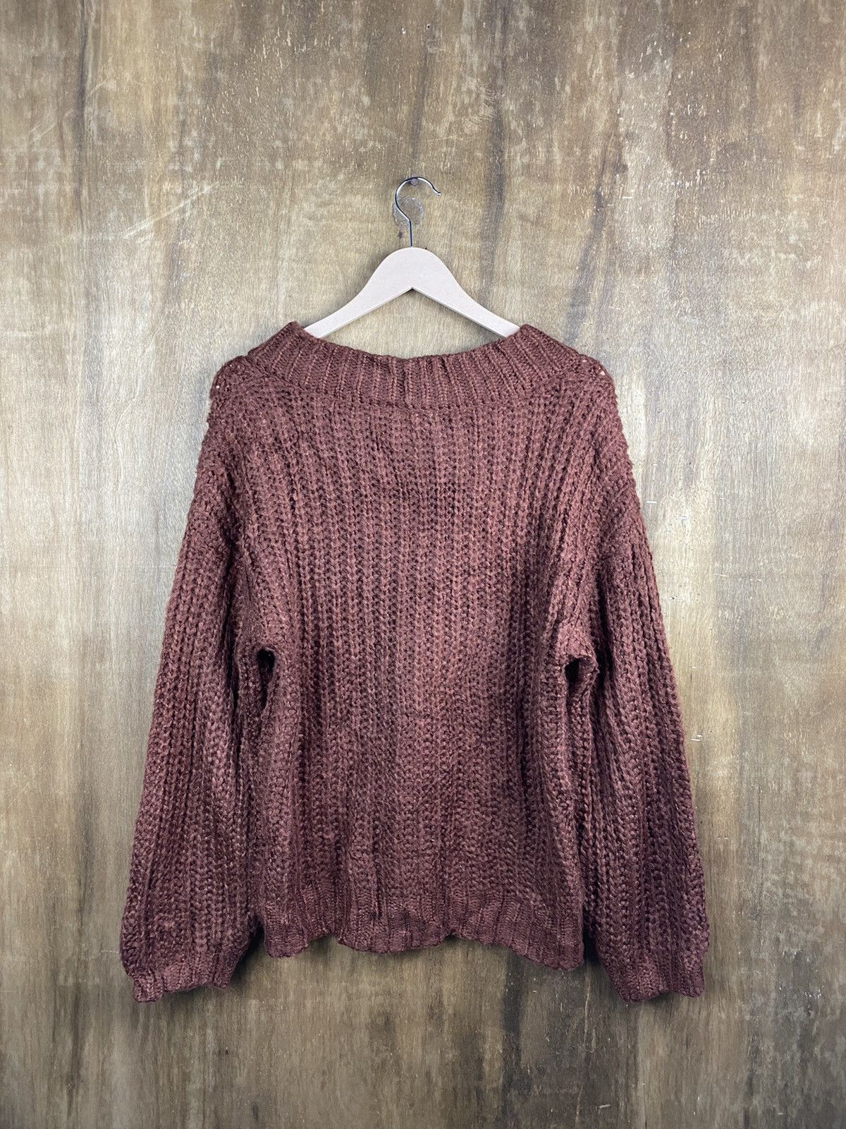 Homespun Knitwear × Japanese Brand Dearful Knitwear mohair shag shaggy japan #Z003 Size US M / EU 48-50 / 2 - 9 Thumbnail