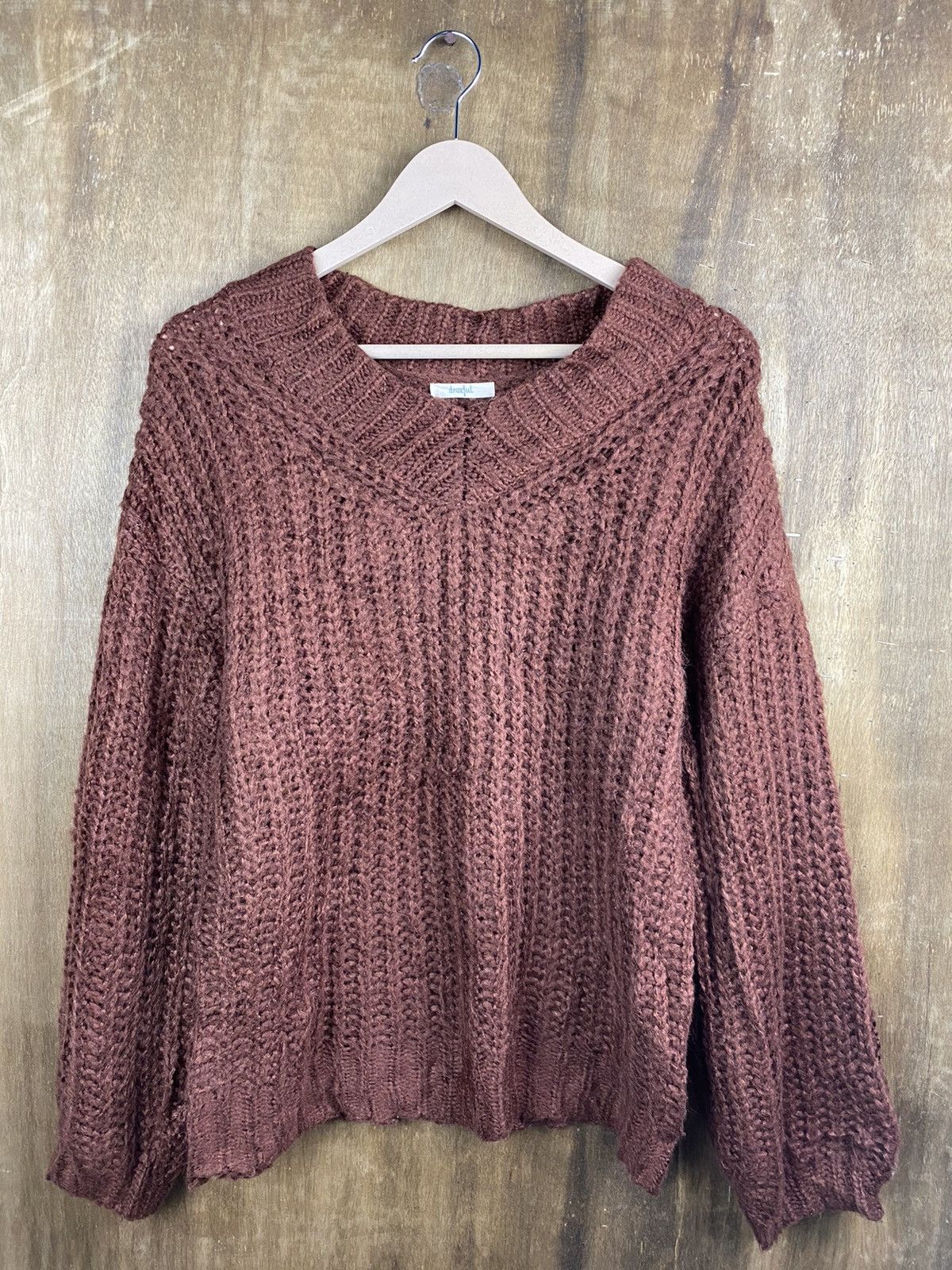 Homespun Knitwear × Japanese Brand Dearful Knitwear mohair shag shaggy japan #Z003 Size US M / EU 48-50 / 2 - 2 Thumbnail