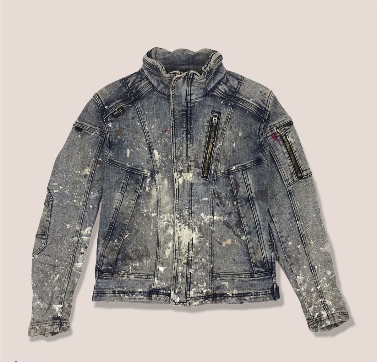 Japanese Brand × Vintage Vintage Japanese Brand Denim Painter Jacket Size US M / EU 48-50 / 2 - 1 Thumbnail