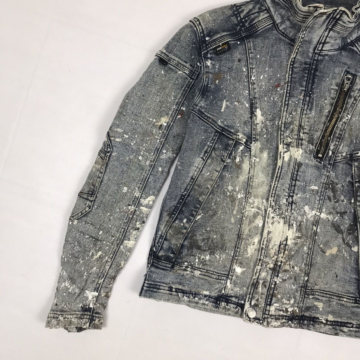Japanese Brand × Vintage Vintage Japanese Brand Denim Painter Jacket Size US M / EU 48-50 / 2 - 2 Thumbnail