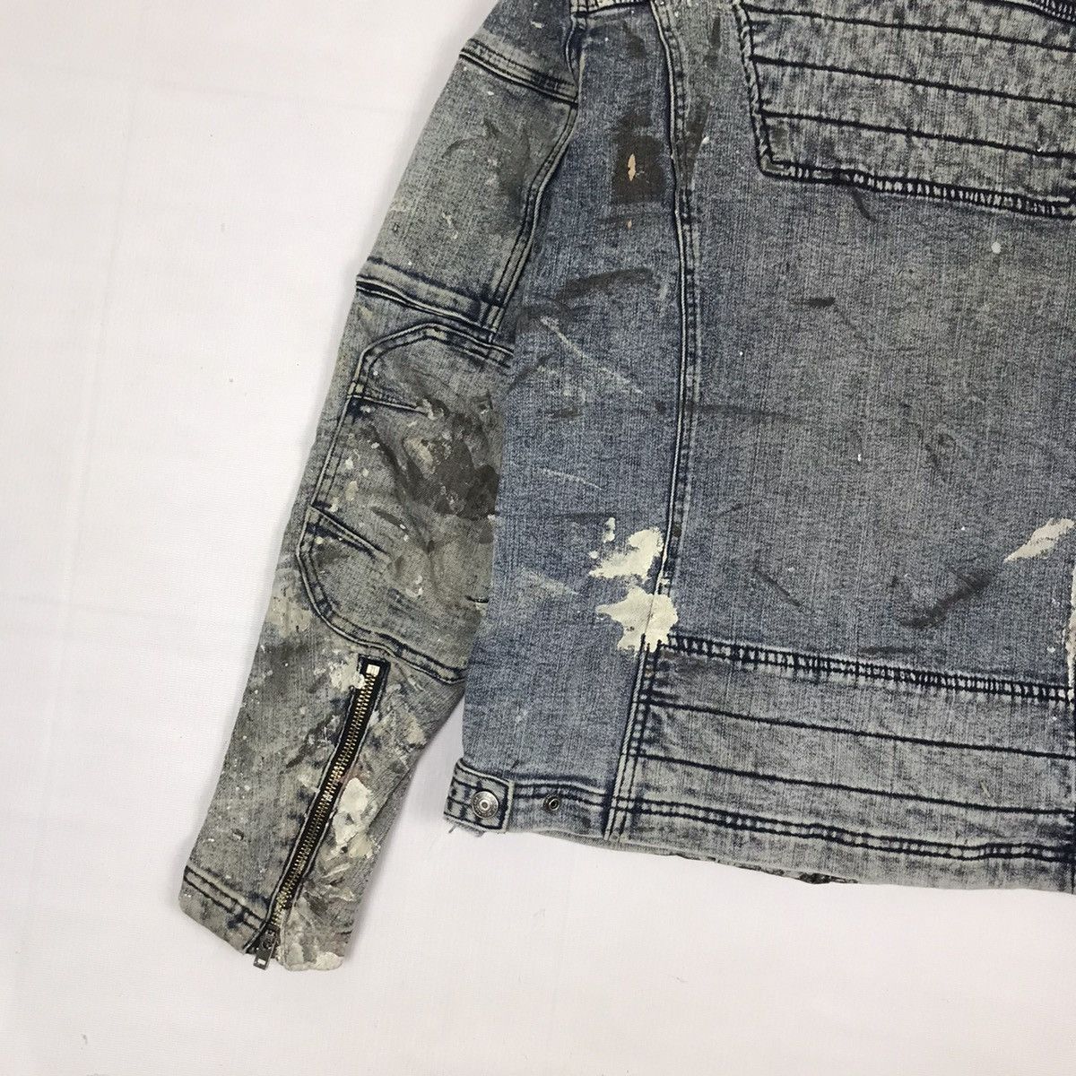 Japanese Brand × Vintage Vintage Japanese Brand Denim Painter Jacket Size US M / EU 48-50 / 2 - 9 Thumbnail