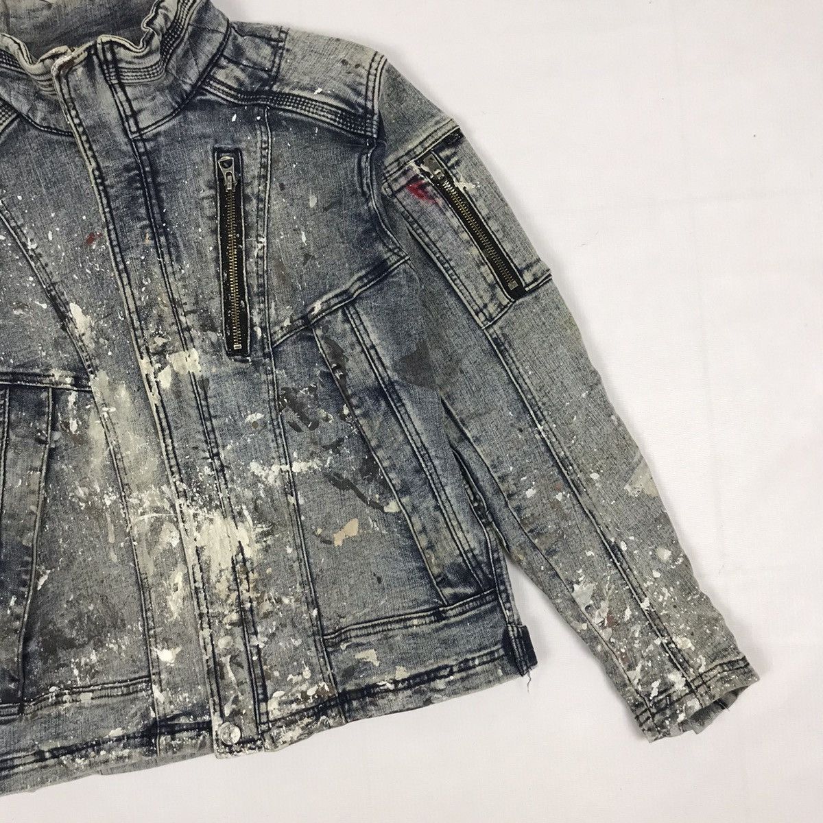 Japanese Brand × Vintage Vintage Japanese Brand Denim Painter Jacket Size US M / EU 48-50 / 2 - 3 Thumbnail
