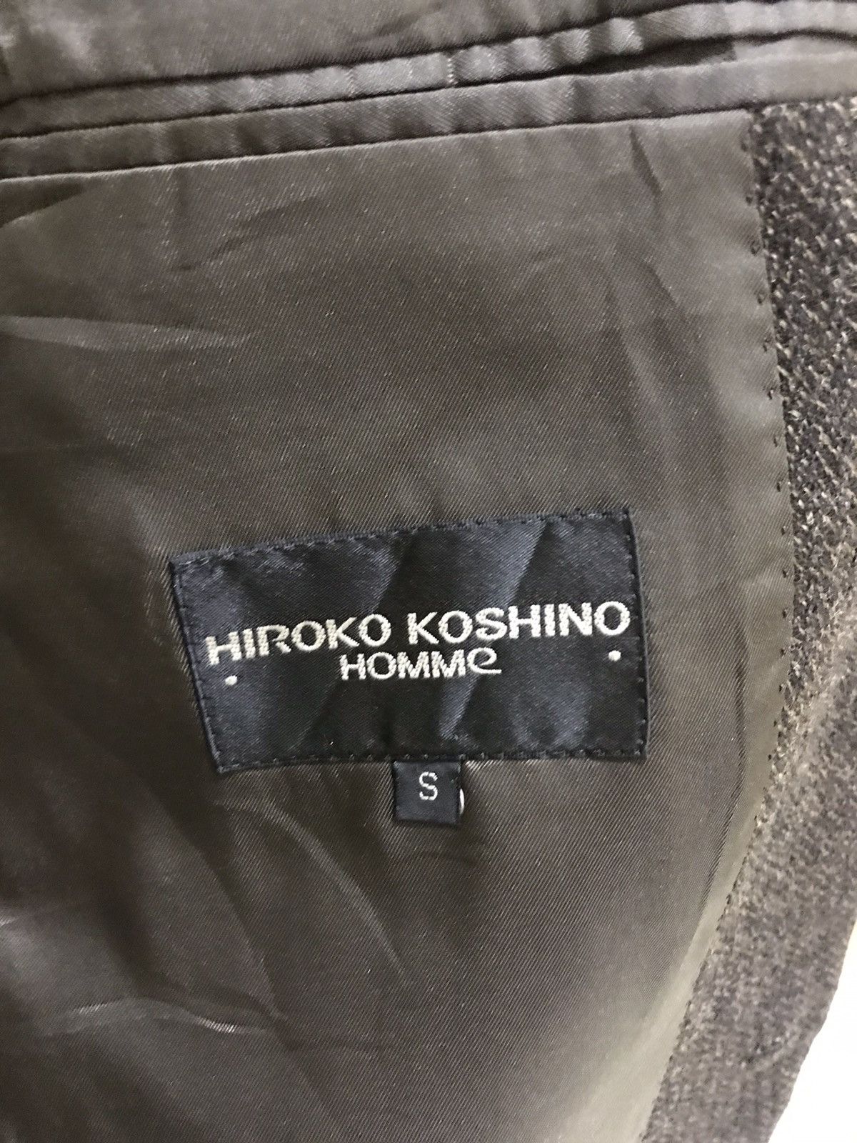 Hiroko Koshino Homme 🔥 Vintage Hiroko Koshino Wool Jacket Made in Japan Size US L / EU 52-54 / 3 - 3 Thumbnail