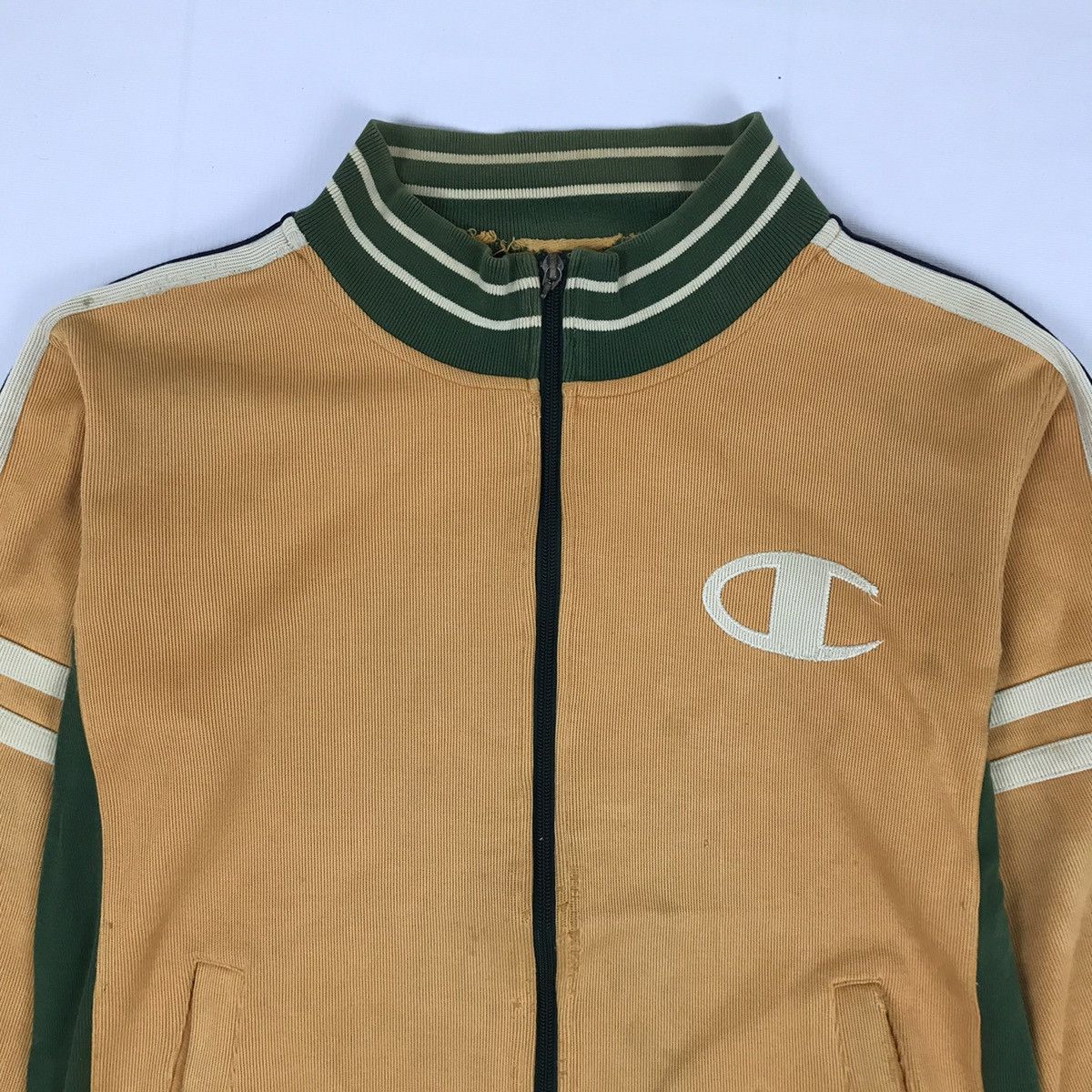 Champion × Vintage Vintage Distressed Champion Zipper Jacket Size US XL / EU 56 / 4 - 5 Thumbnail