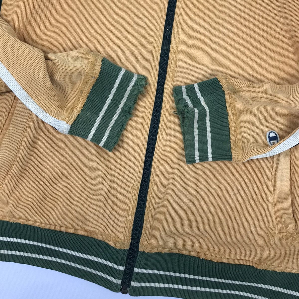 Champion × Vintage Vintage Distressed Champion Zipper Jacket Size US XL / EU 56 / 4 - 6 Thumbnail