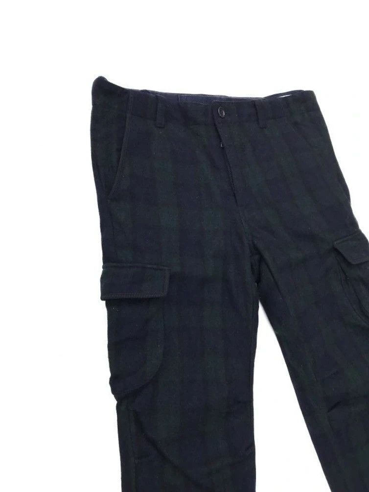 Giacometti Rare Giacometti Green Tartan Cargo Tactical Parachute Pants Size US 31 - 2 Thumbnail