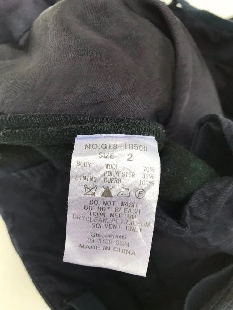 Giacometti Rare Giacometti Green Tartan Cargo Tactical Parachute Pants Size US 31 - 3 Thumbnail