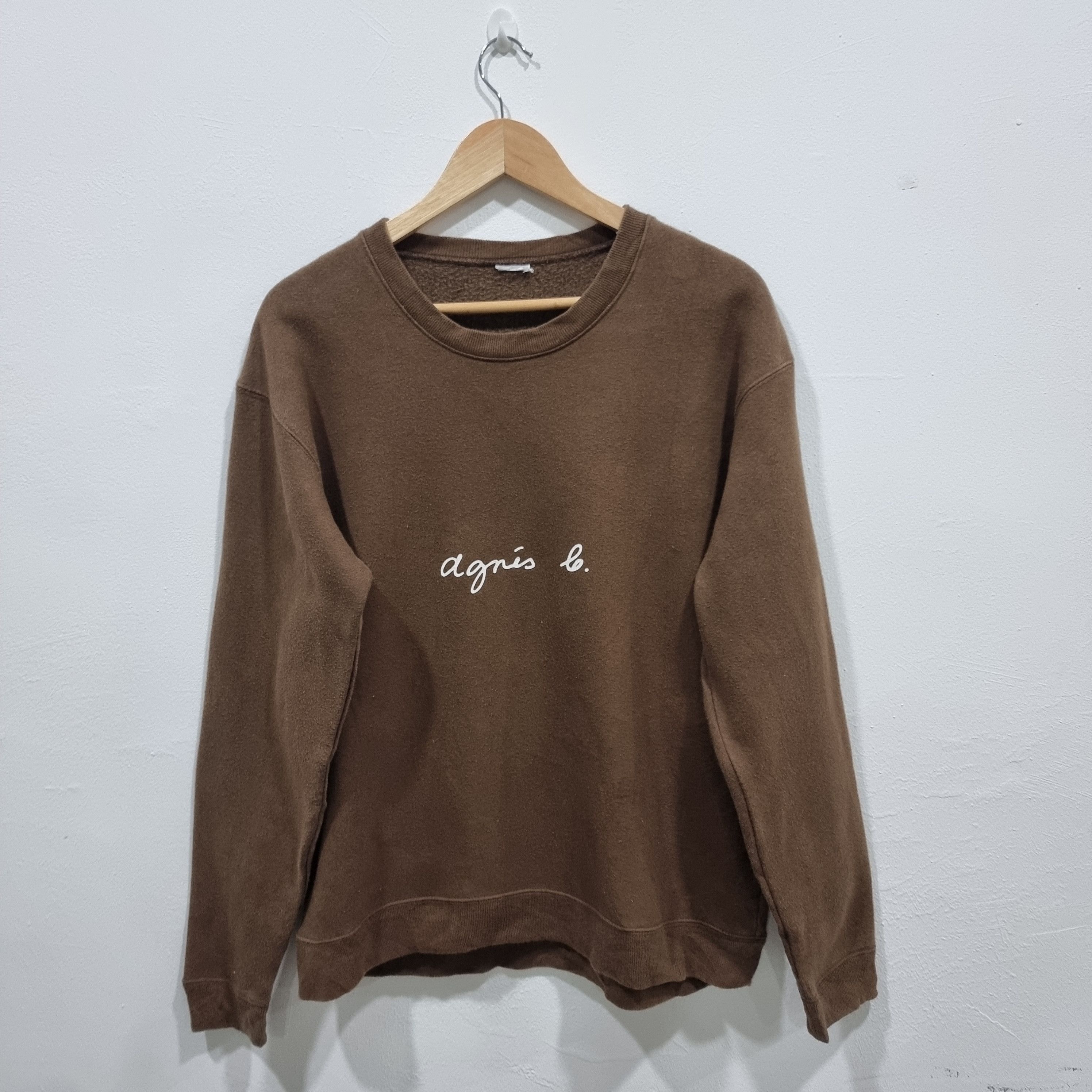 Vintage × agnes b. Vintage agnes brown sweatshirt Size US L / EU 52-54 / 3 - 1 Thumbnail