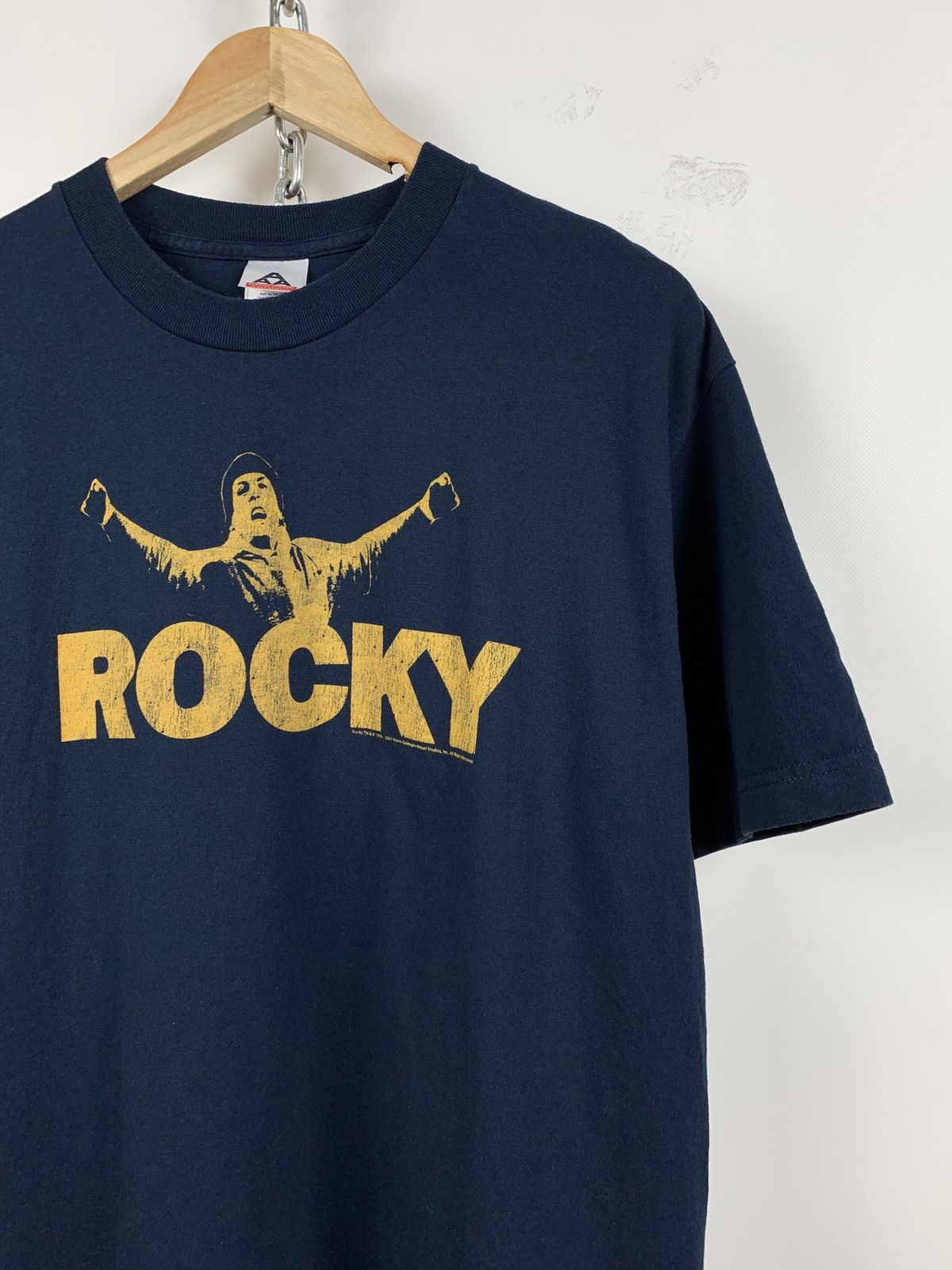 Vintage Vintage Rocky Balboa Promo Movie T-Shirt Size US L / EU 52-54 / 3 - 4 Thumbnail