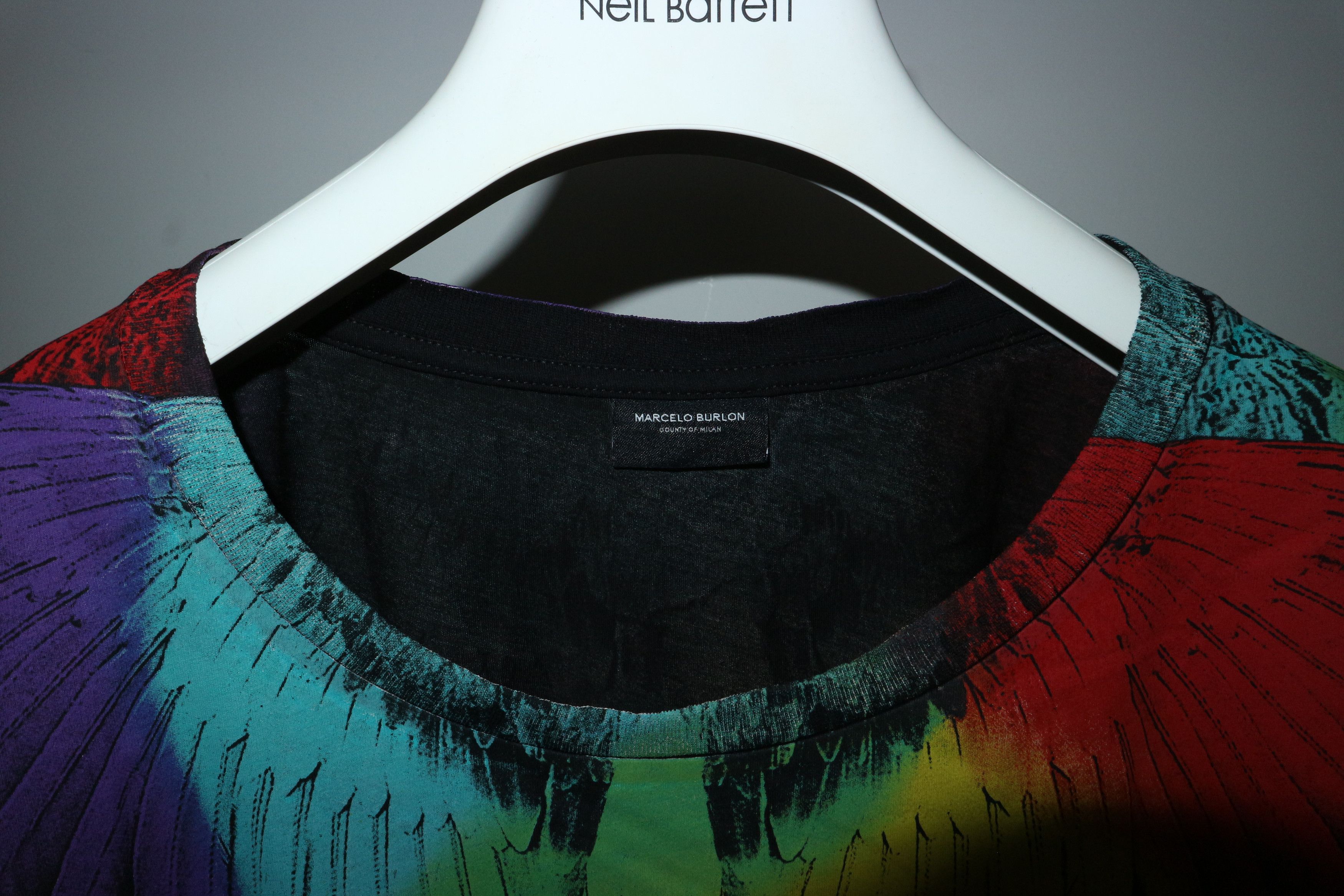 Marcelo Burlon Alas print tshirt Size US XXL / EU 58 / 5 - 3 Thumbnail