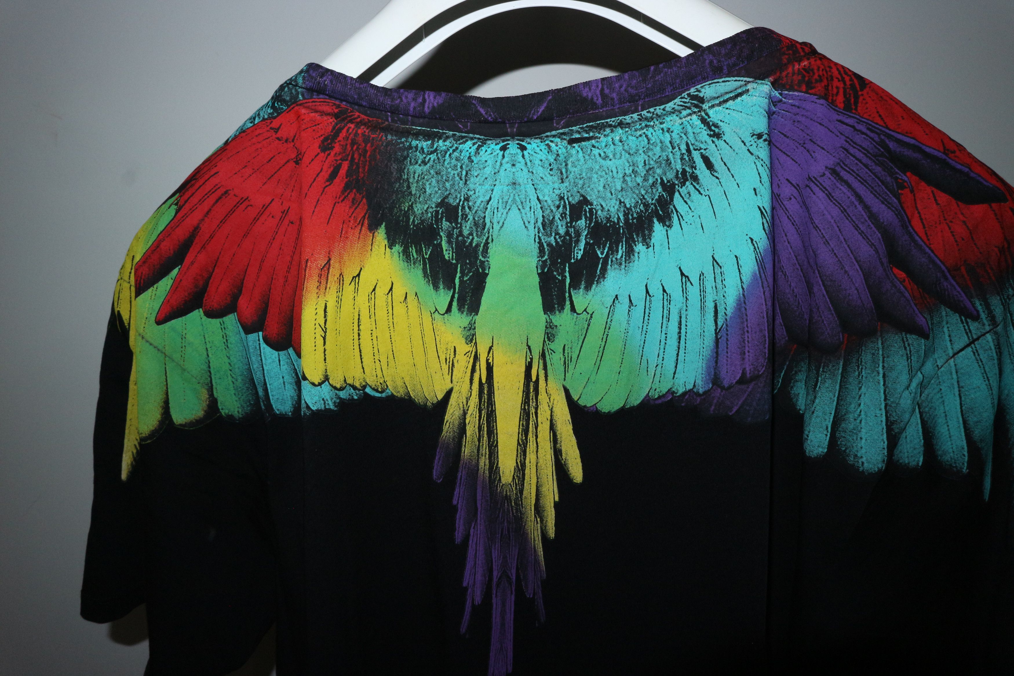 Marcelo Burlon Alas print tshirt Size US XXL / EU 58 / 5 - 5 Thumbnail