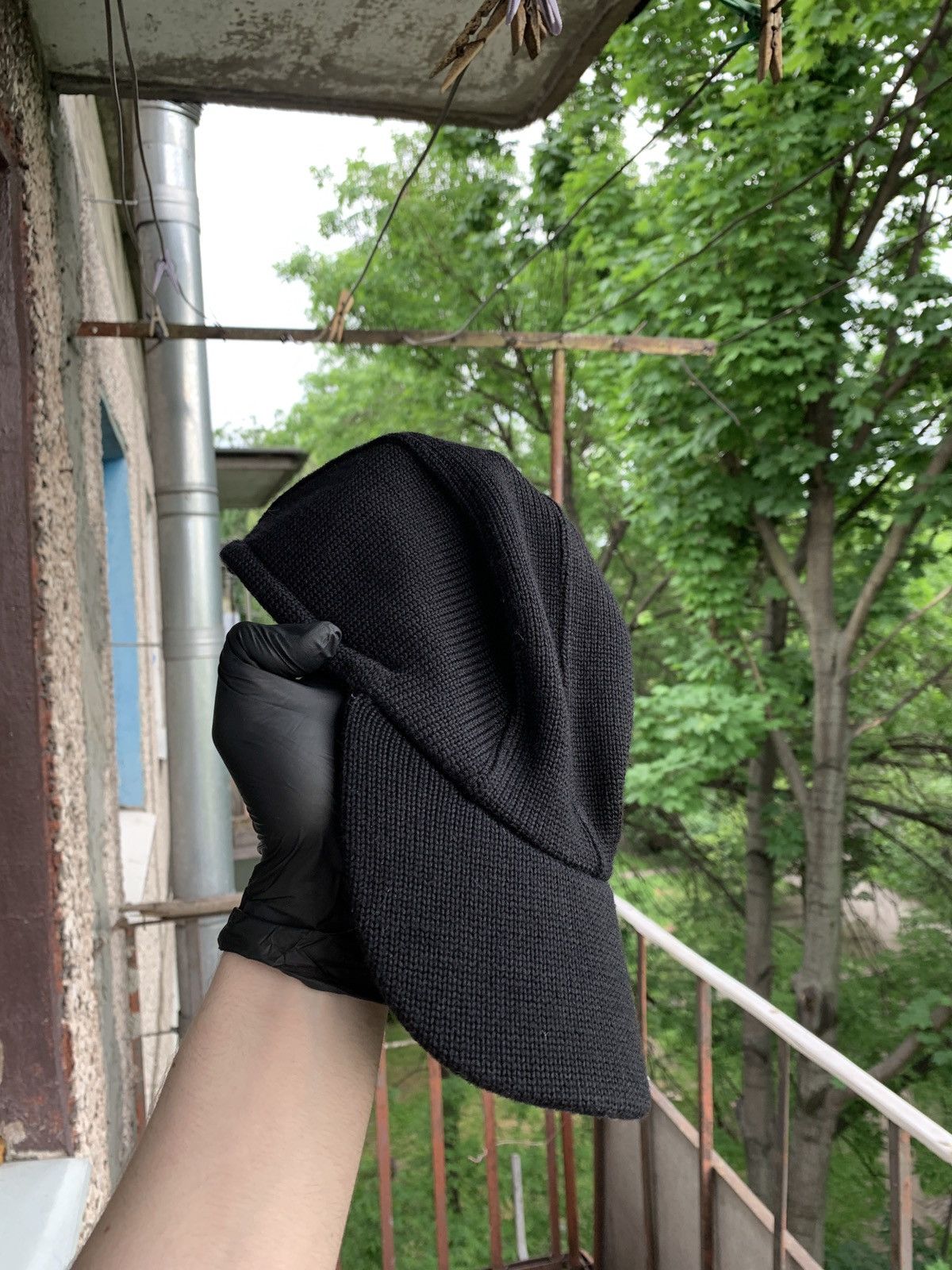 Dolce & Gabbana Vintage Dolce&Gabbana Wool Knit Black Cap Size ONE SIZE - 14 Thumbnail