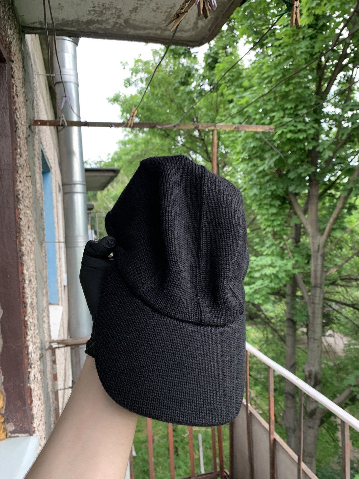 Dolce & Gabbana Vintage Dolce&Gabbana Wool Knit Black Cap Size ONE SIZE - 13 Thumbnail
