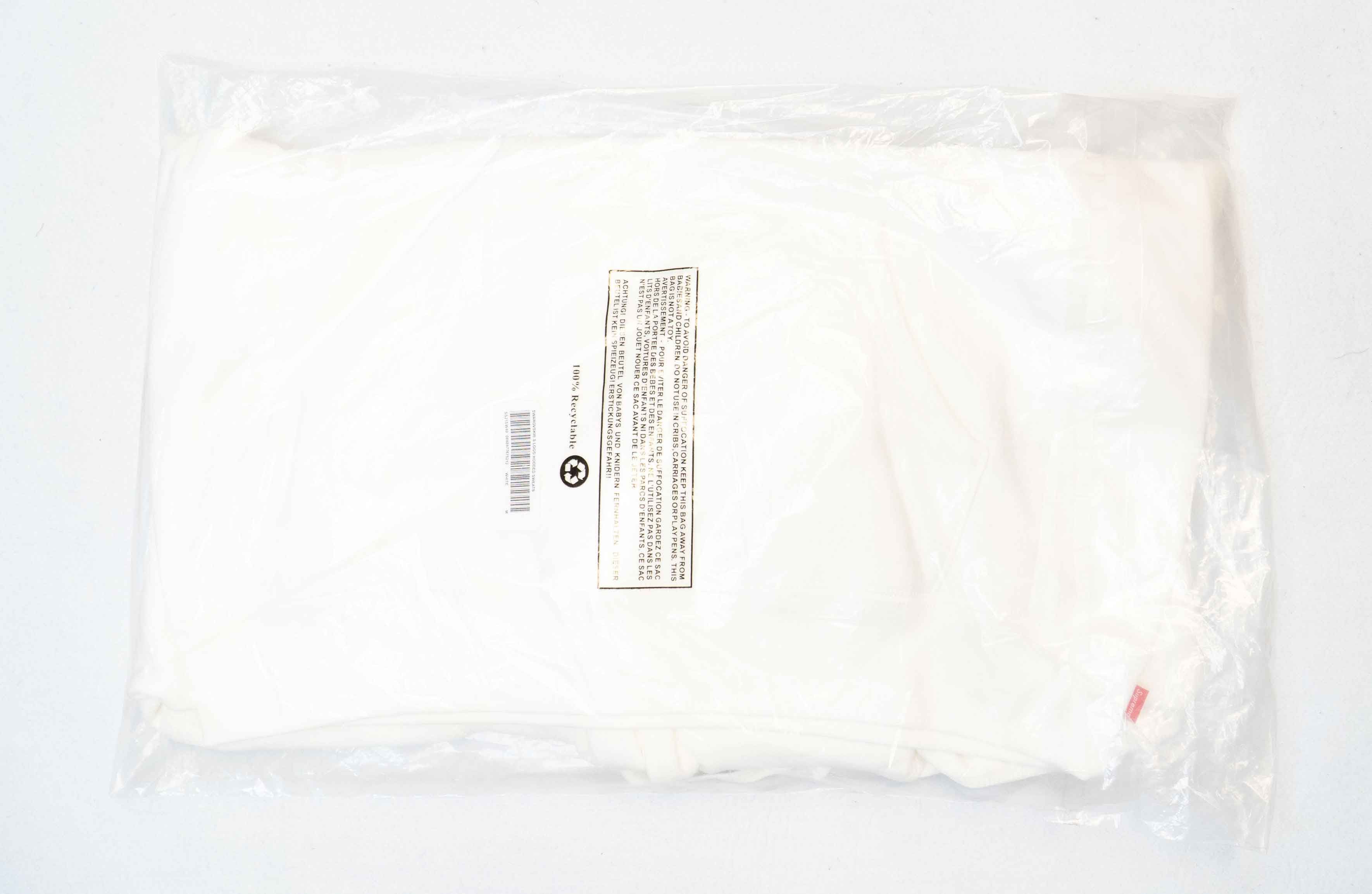 Supreme × Swarovski Supreme Swarovski S Logo Hooded Sweatshirt White Size M Size US M / EU 48-50 / 2 - 4 Thumbnail