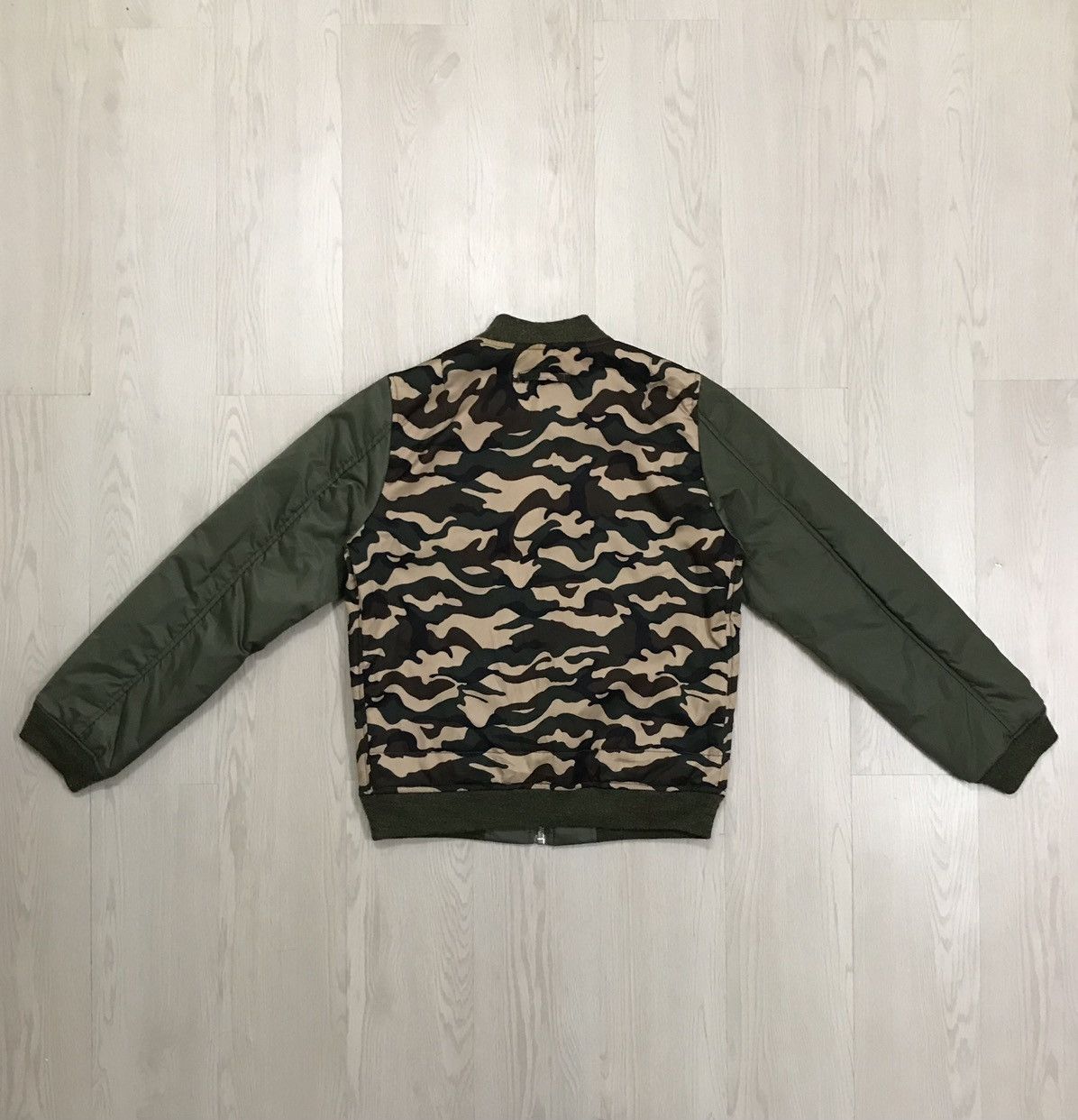 Japanese Brand × Seditionaries × Vintage 💥RARE💥 Vintage Punk Bomber Jacket Camo Reversible Jacket Size US M / EU 48-50 / 2 - 4 Thumbnail