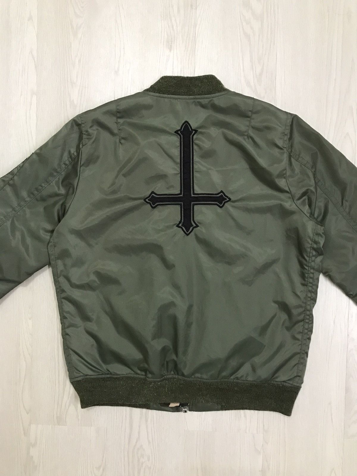 Japanese Brand × Seditionaries × Vintage 💥RARE💥 Vintage Punk Bomber Jacket Camo Reversible Jacket Size US M / EU 48-50 / 2 - 2 Thumbnail