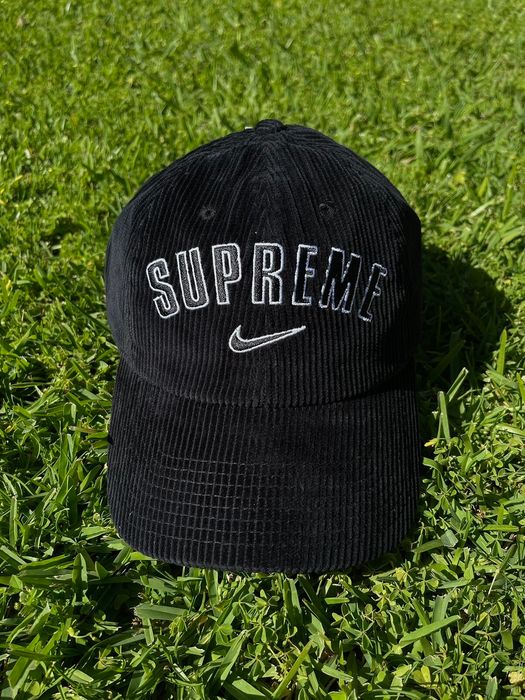 Supreme Supreme x Nike 6 Panel corduroy embroidered arc logo dad
