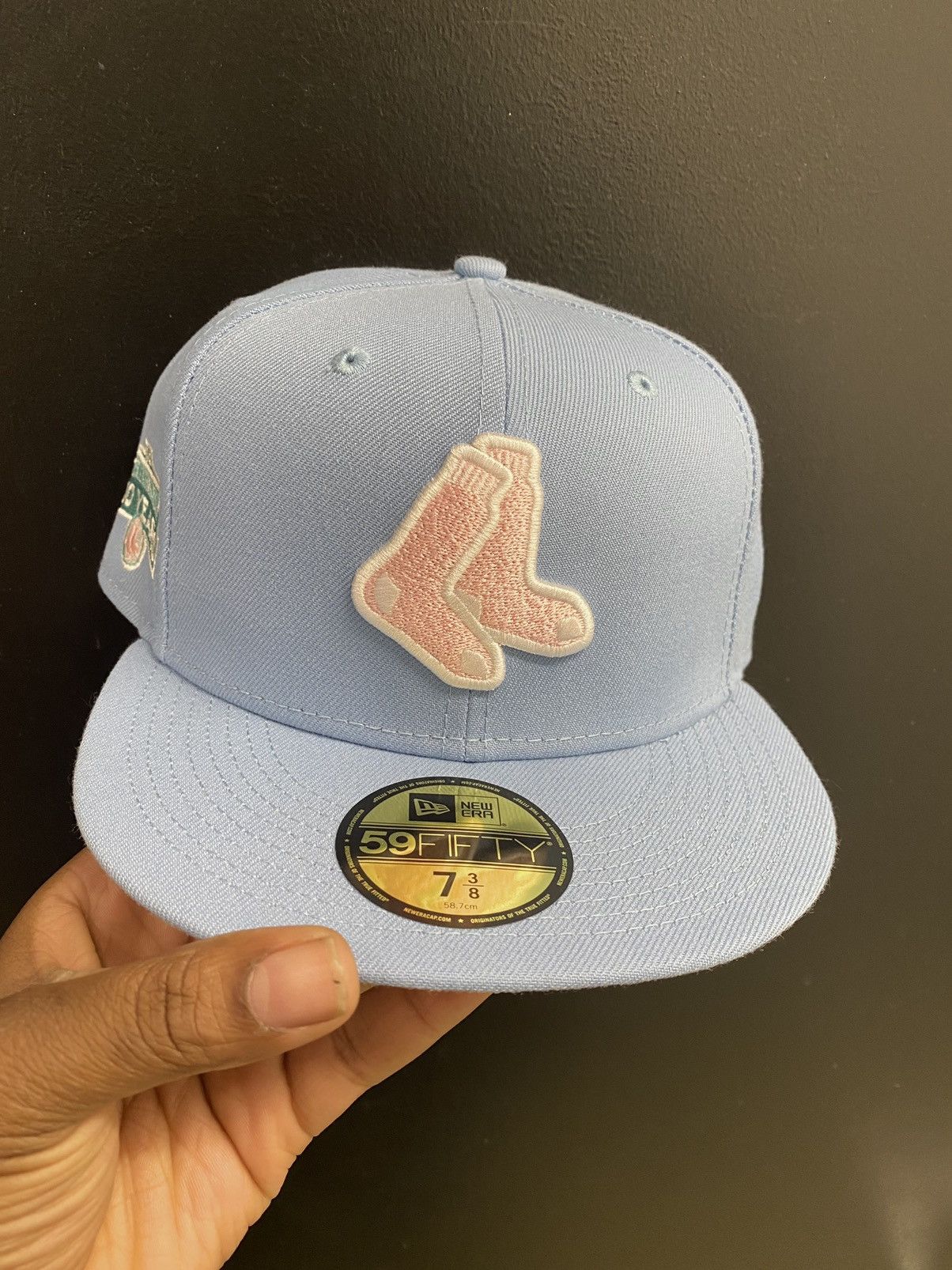 New Era Shoe Palace x New Era Cotton Candy Blue Boston Red Sox