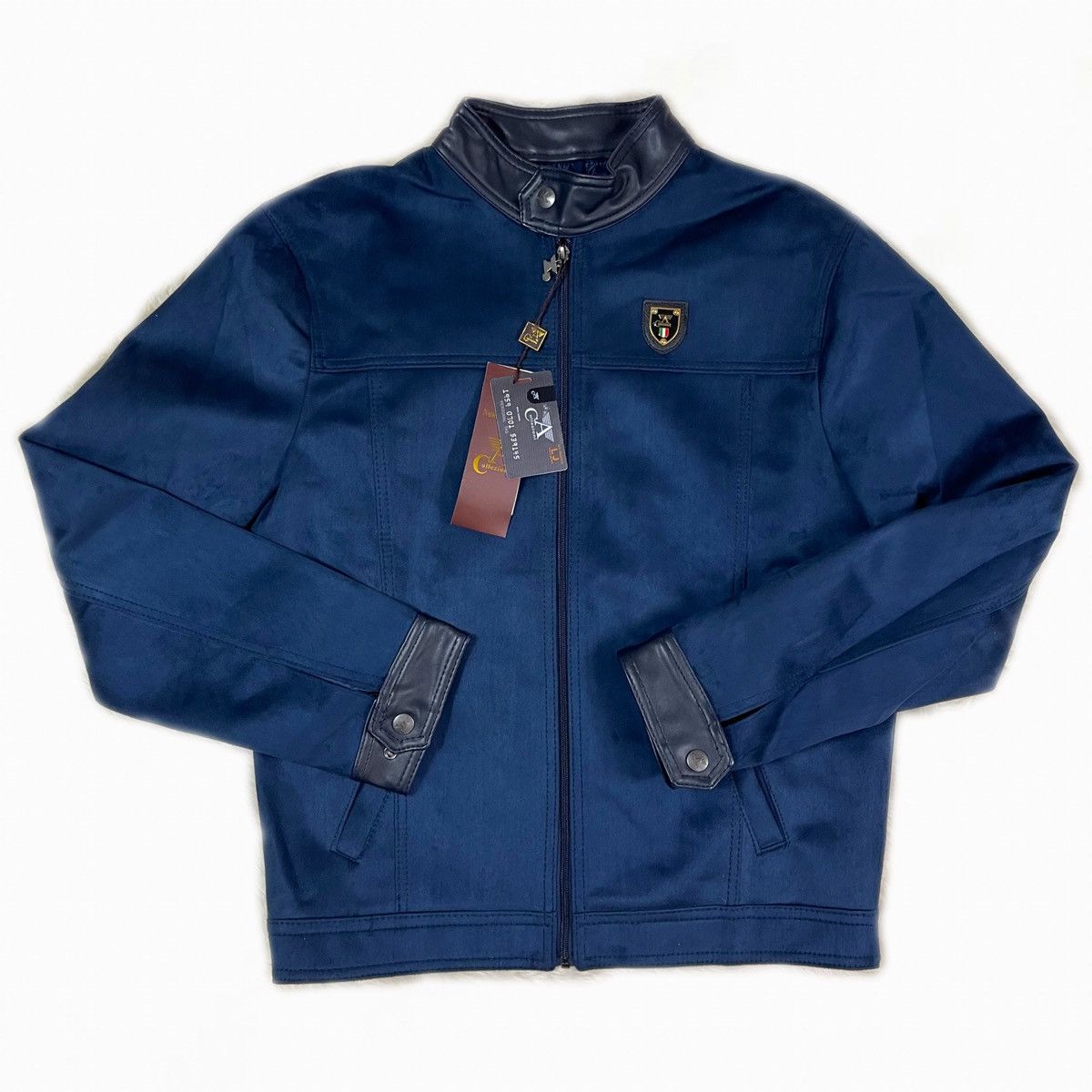 Designer NWT Armani Collezioni Blue Jacket Grailed