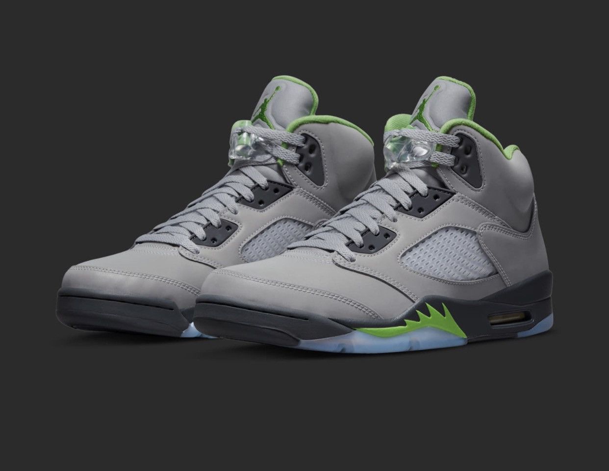 Jordan Brand Nike Air Jordan Retro 5 Green Bean Mens Sneaker Size 14 Grailed