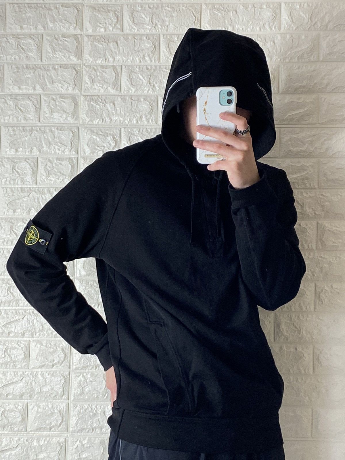 Stone Island Stone Island Black Hoodie Size US L / EU 52-54 / 3 - 2 Thumbnail