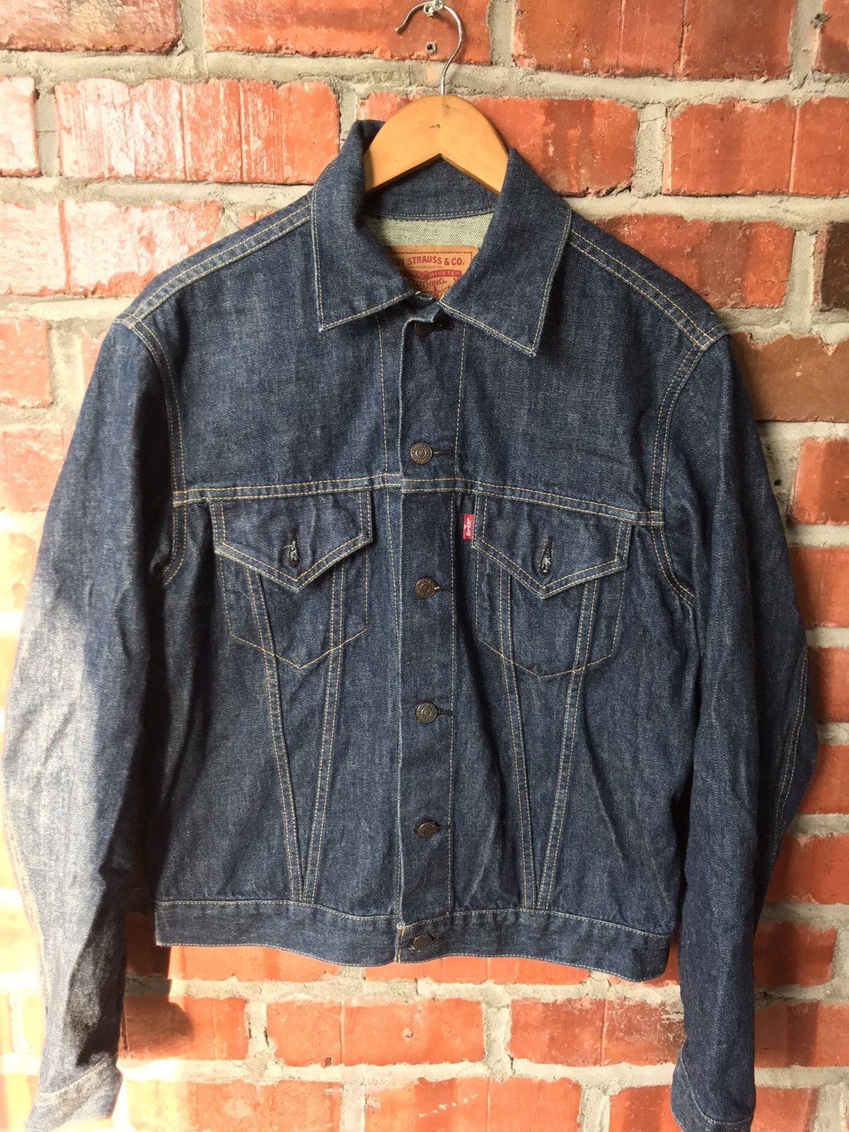 Vintage LEVI'S 71557 Big E VINTAGE DENIM JACKET MADE IN JAPAN 