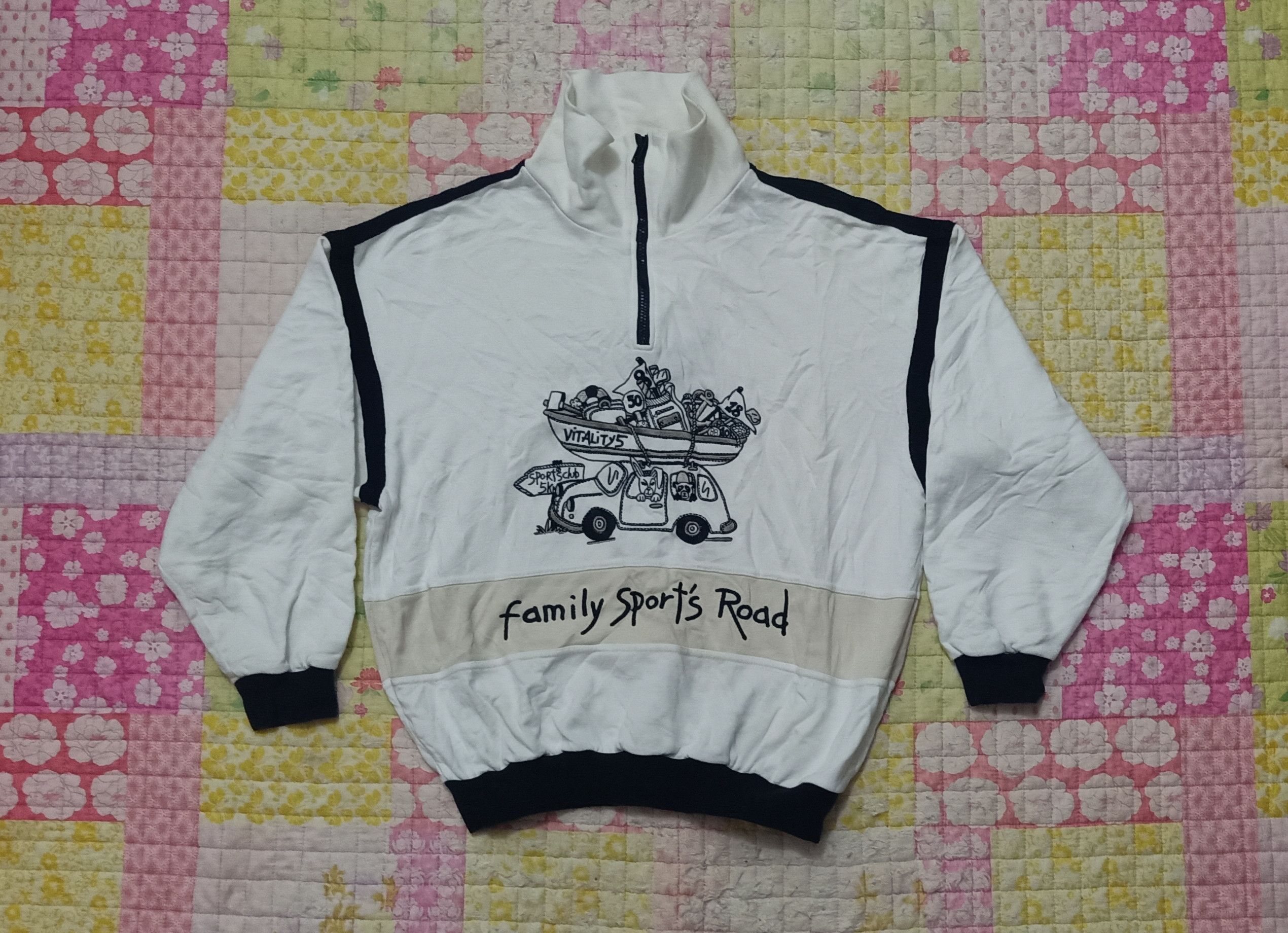 Art Comes First Rare‼️Jean Charles de Castlebajac Sports Sweatshirt Half Zip Size US M / EU 48-50 / 2 - 1 Thumbnail