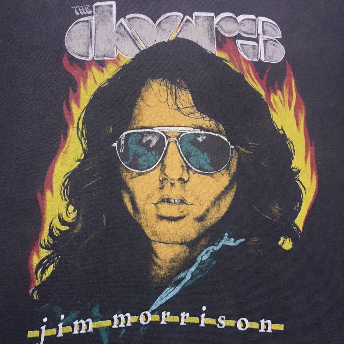 Band Tees × Vintage Vintage The Doors Jim Morrison T Shirt Size US L / EU 52-54 / 3 - 5 Thumbnail