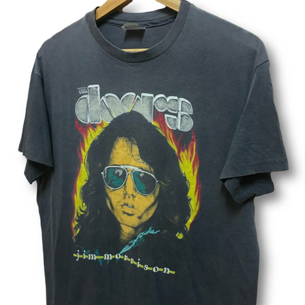 Band Tees × Vintage Vintage The Doors Jim Morrison T Shirt Size US L / EU 52-54 / 3 - 3 Thumbnail